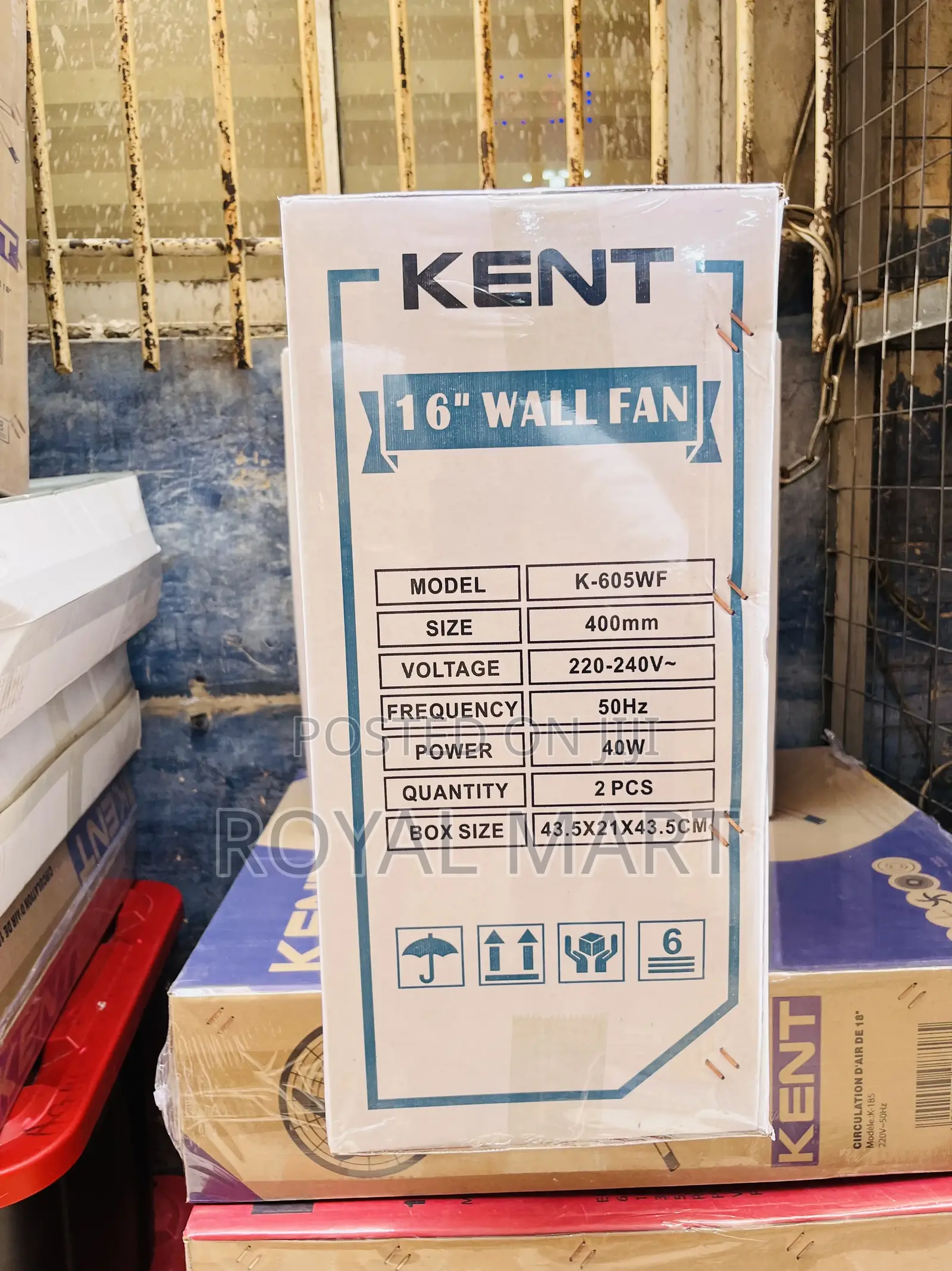 16” Kent Wall Fan 2in1