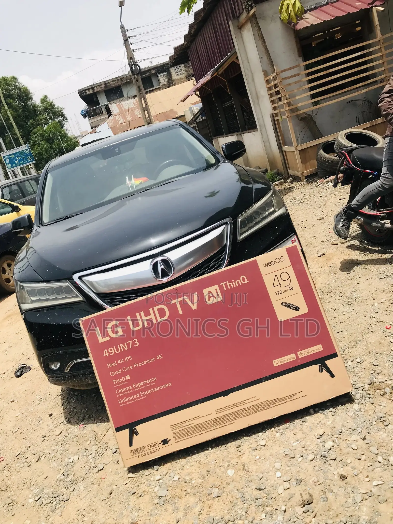 49 Inches Black Glossy Led LG UN73 UHD Smart Tv