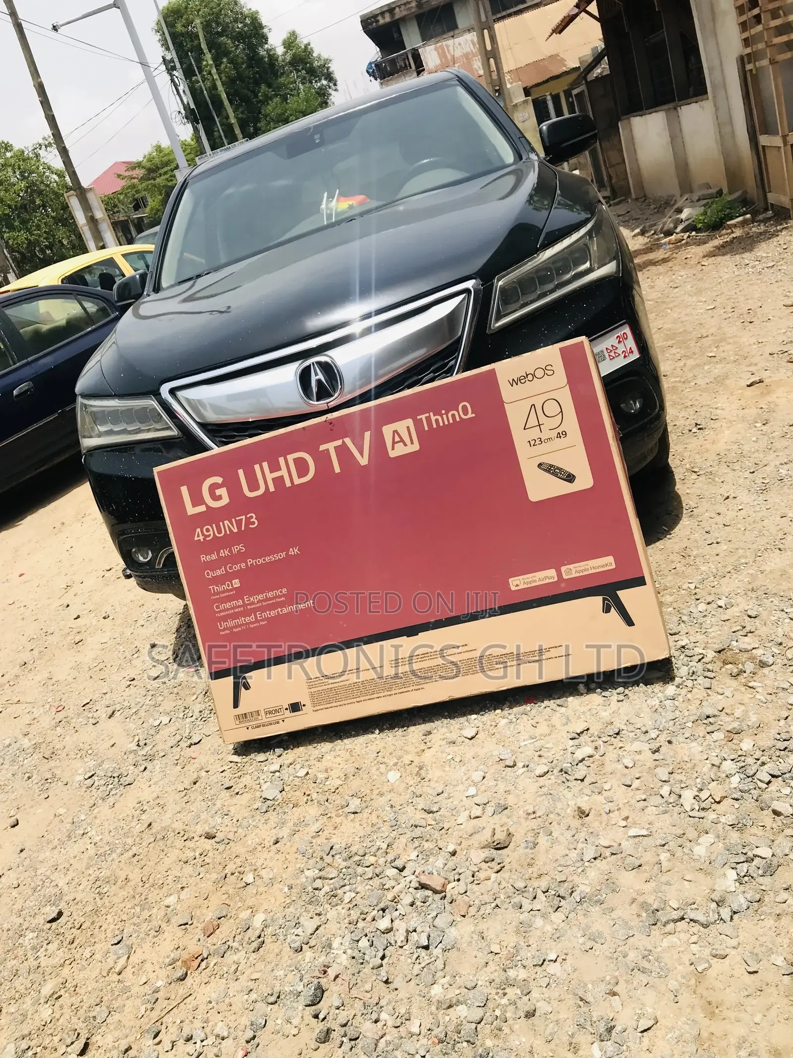 Smart LG Black Electric 49 Inches Glossy Led UN73 Tv