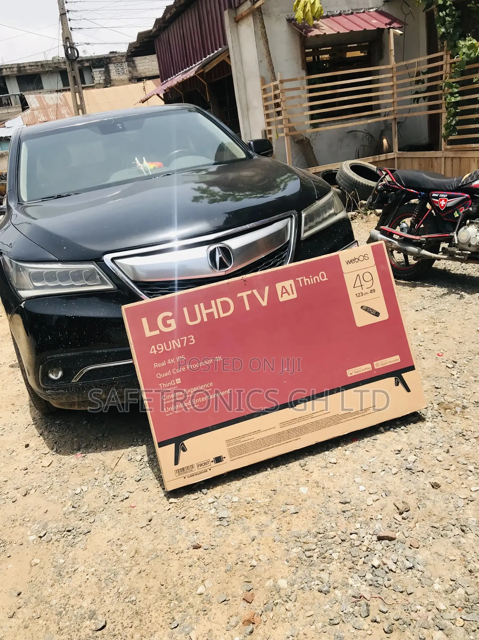  49 Inches Glossy Led Black Electric Lg Smart UHD UN73 Tv
