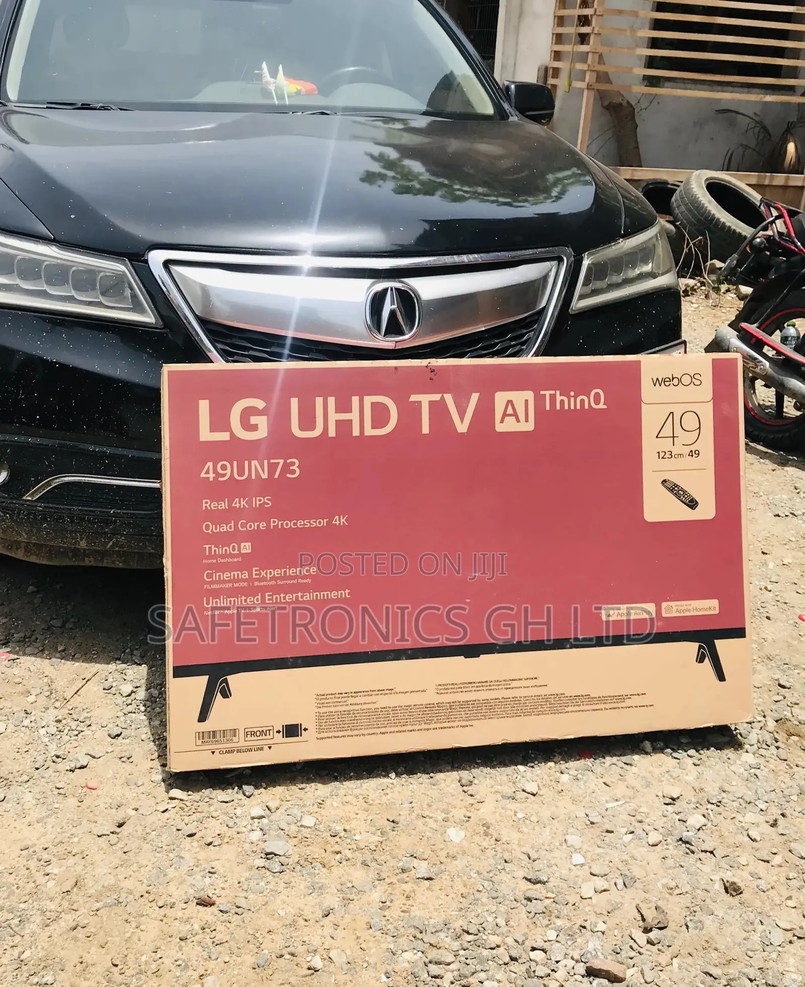 Smart Electric LG UHD 49 Inches Glossy Led Black UN73 Tv