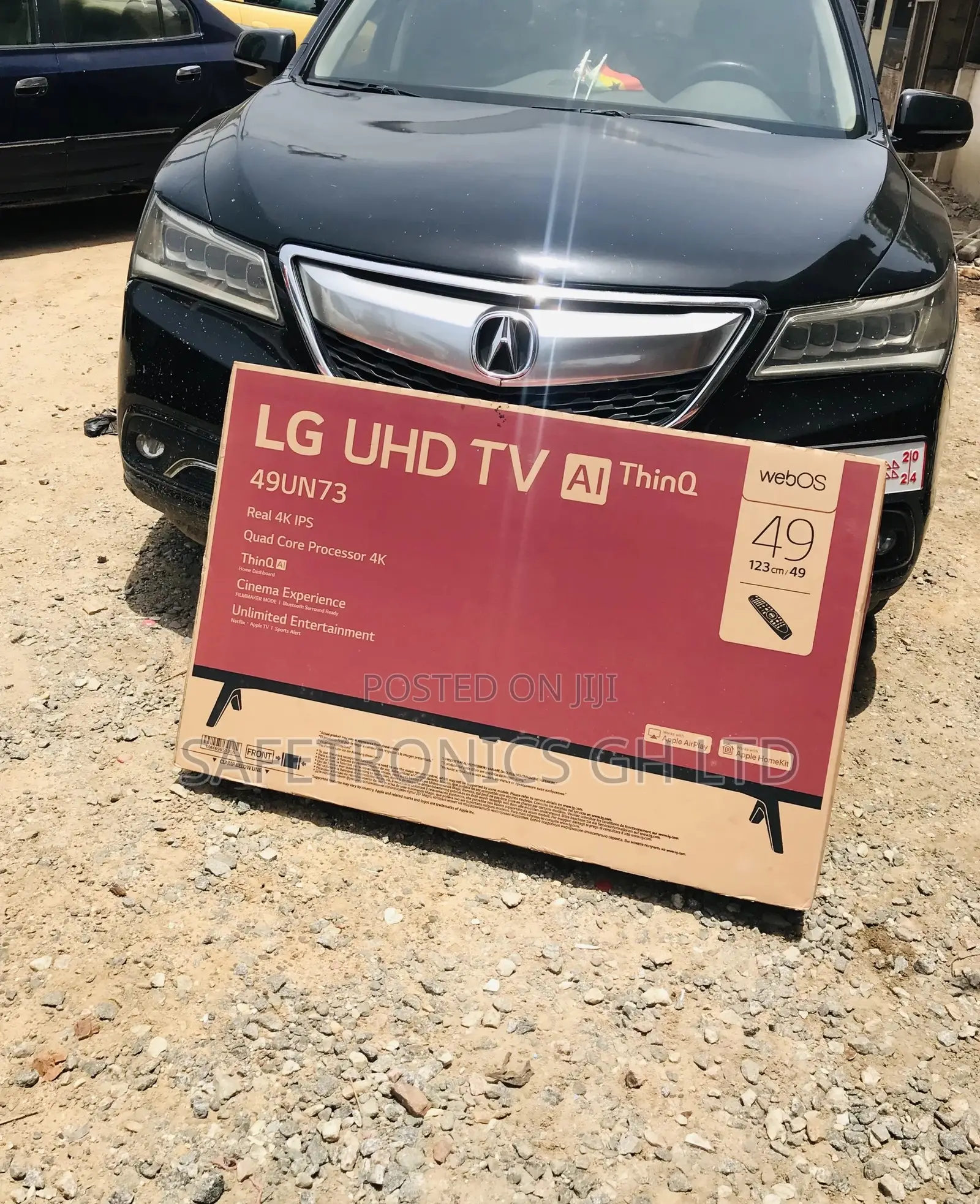  Led Glossy UHD Black Electric Smart UN73 49 Inches Tv