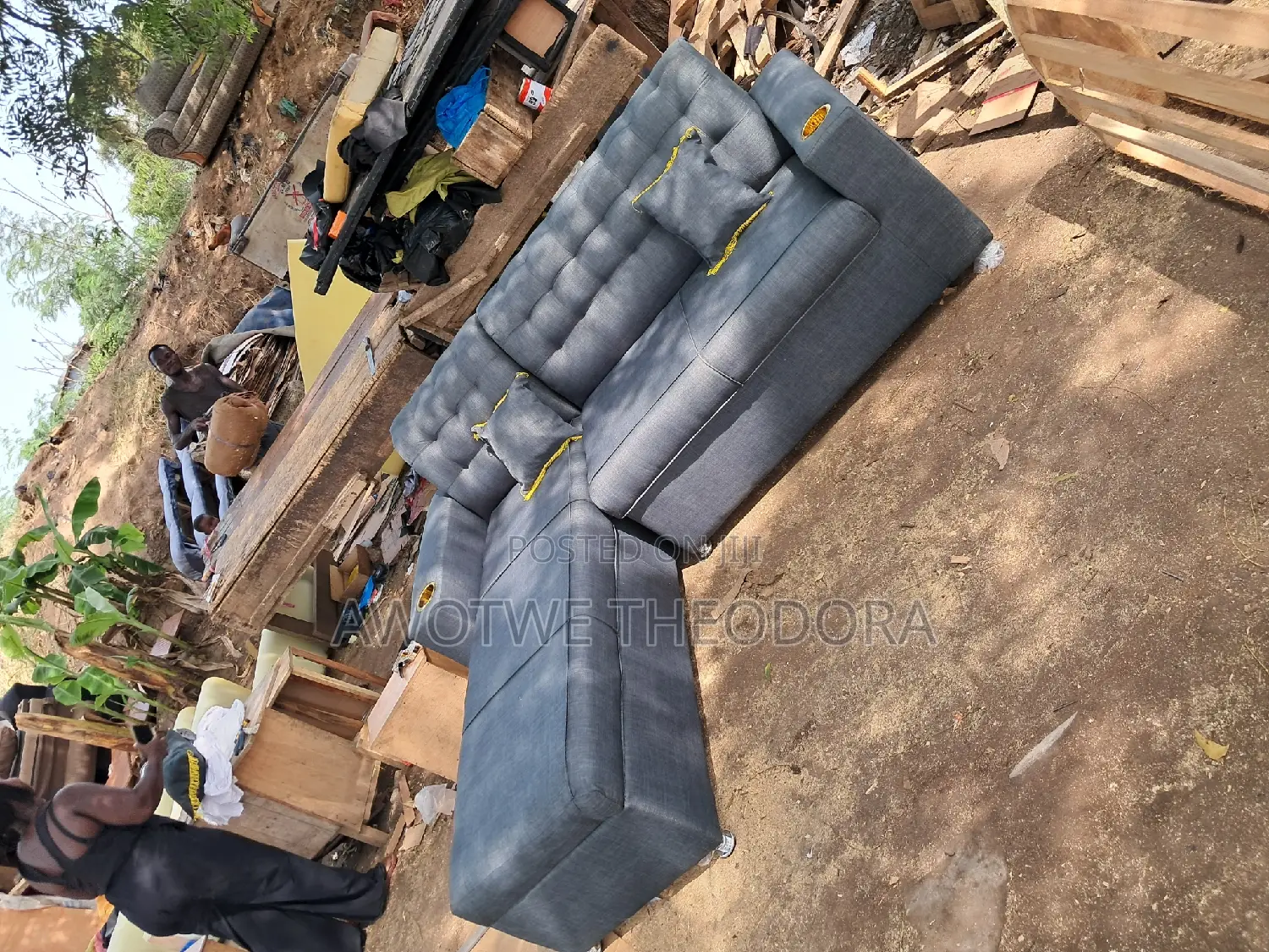 Quality L_shaped Sofa With Cup Hold( Payment After Delivery)