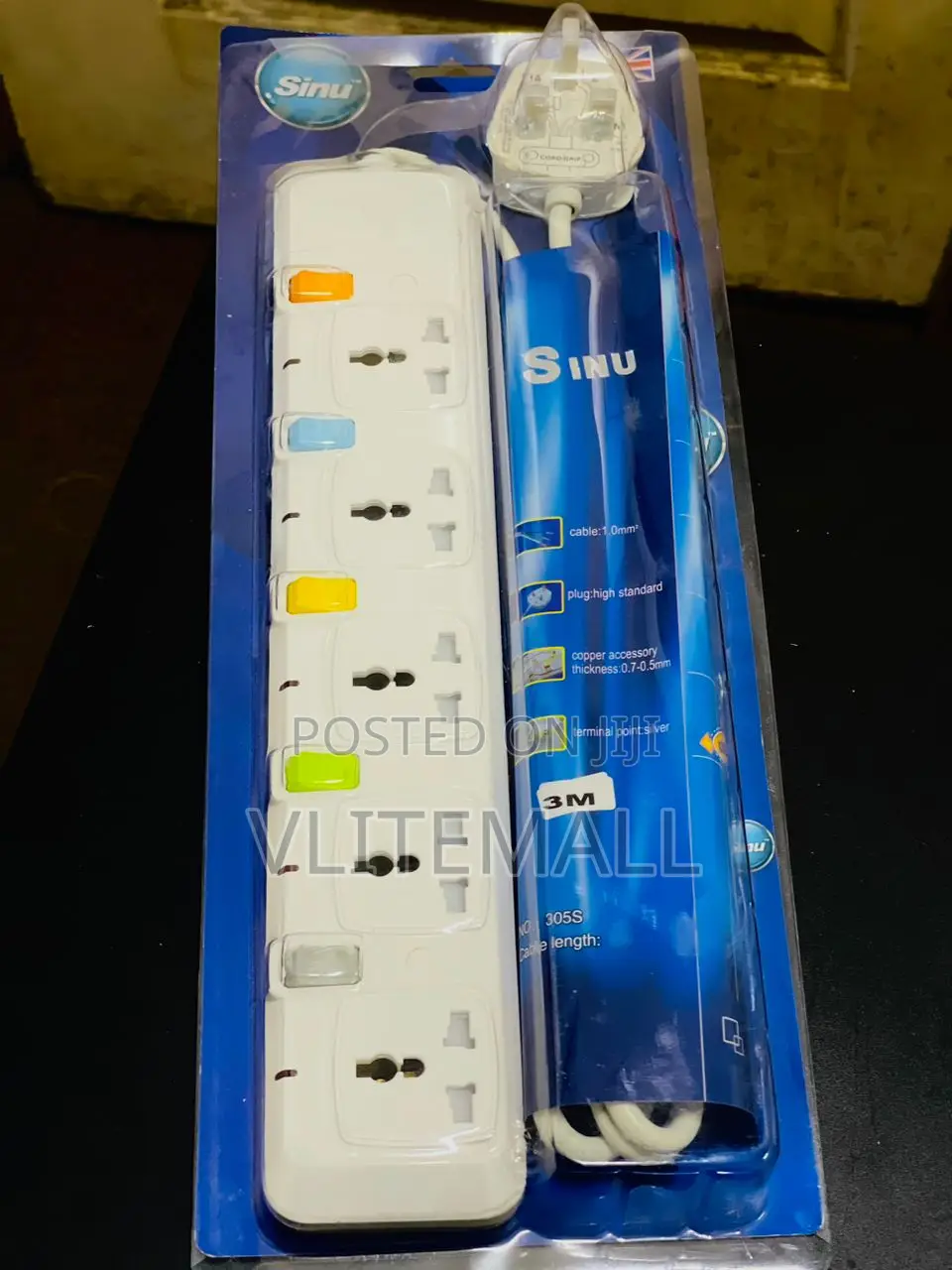 Sinu 5way Extention Socket