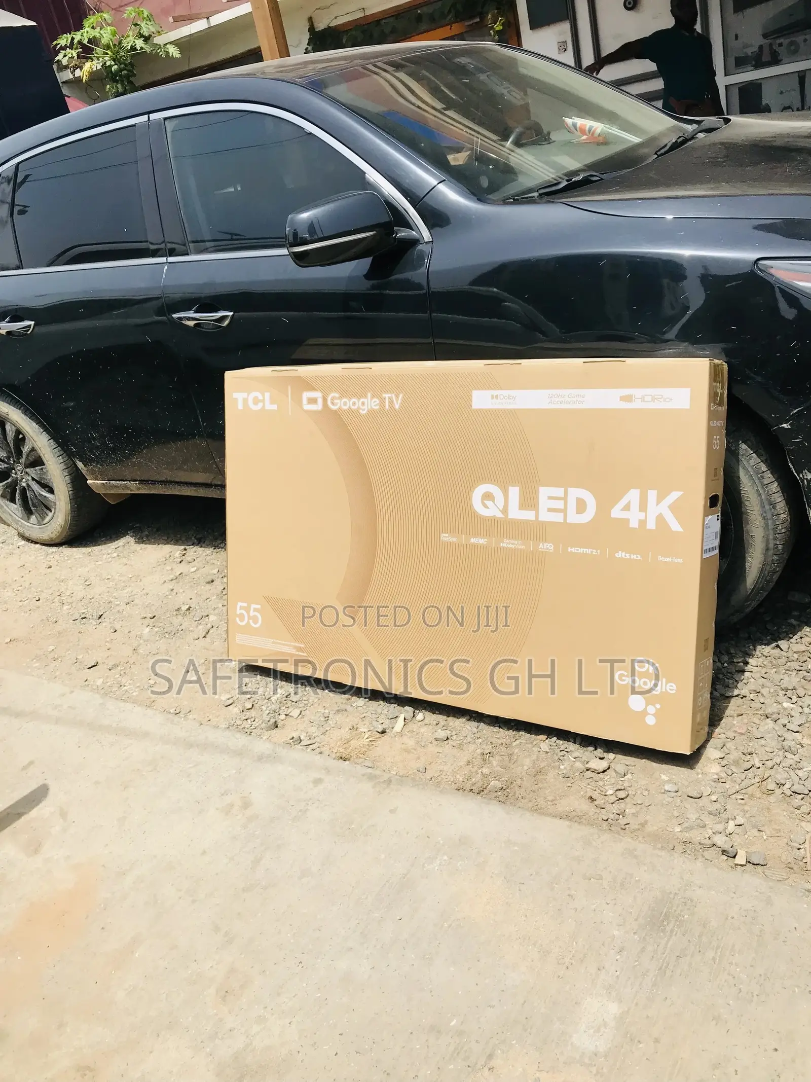 TCL Electric Qled Glossy Smart C645 55 Inches Black Tv