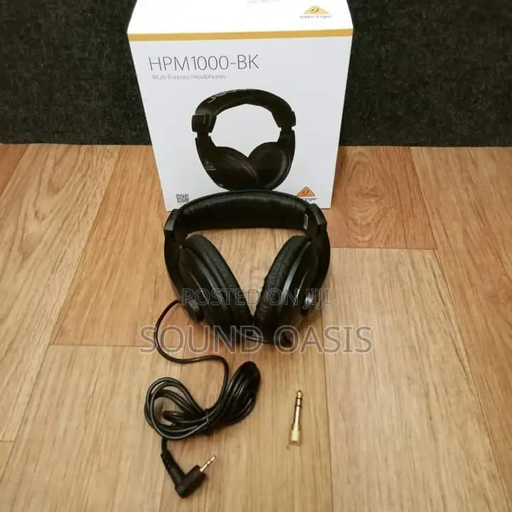 Behringer HPM1000-BK Multi-Purpose Headphones,Black