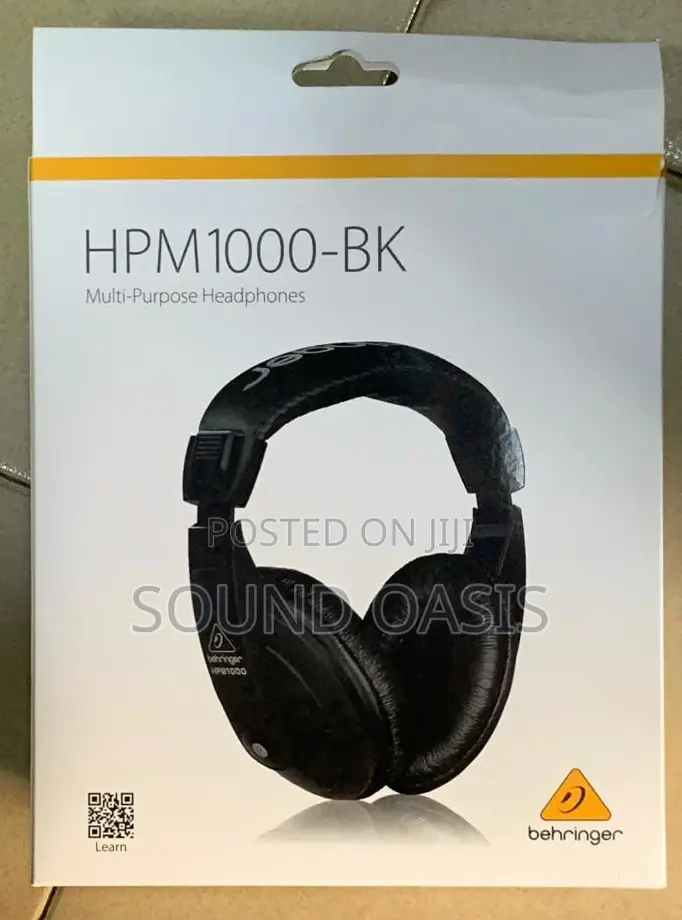 Behringer HPM1000-BK Multi-Purpose Headphones,Black