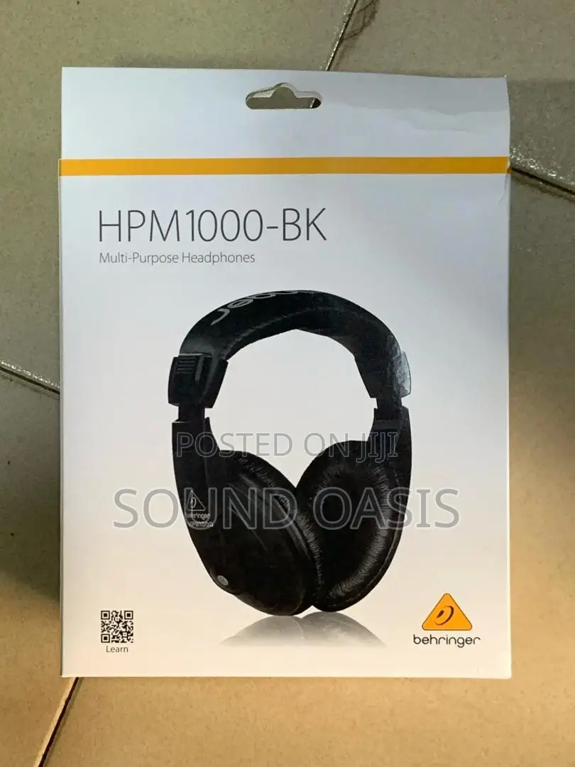 Behringer HPM1000-BK Multi-Purpose Headphones,Black