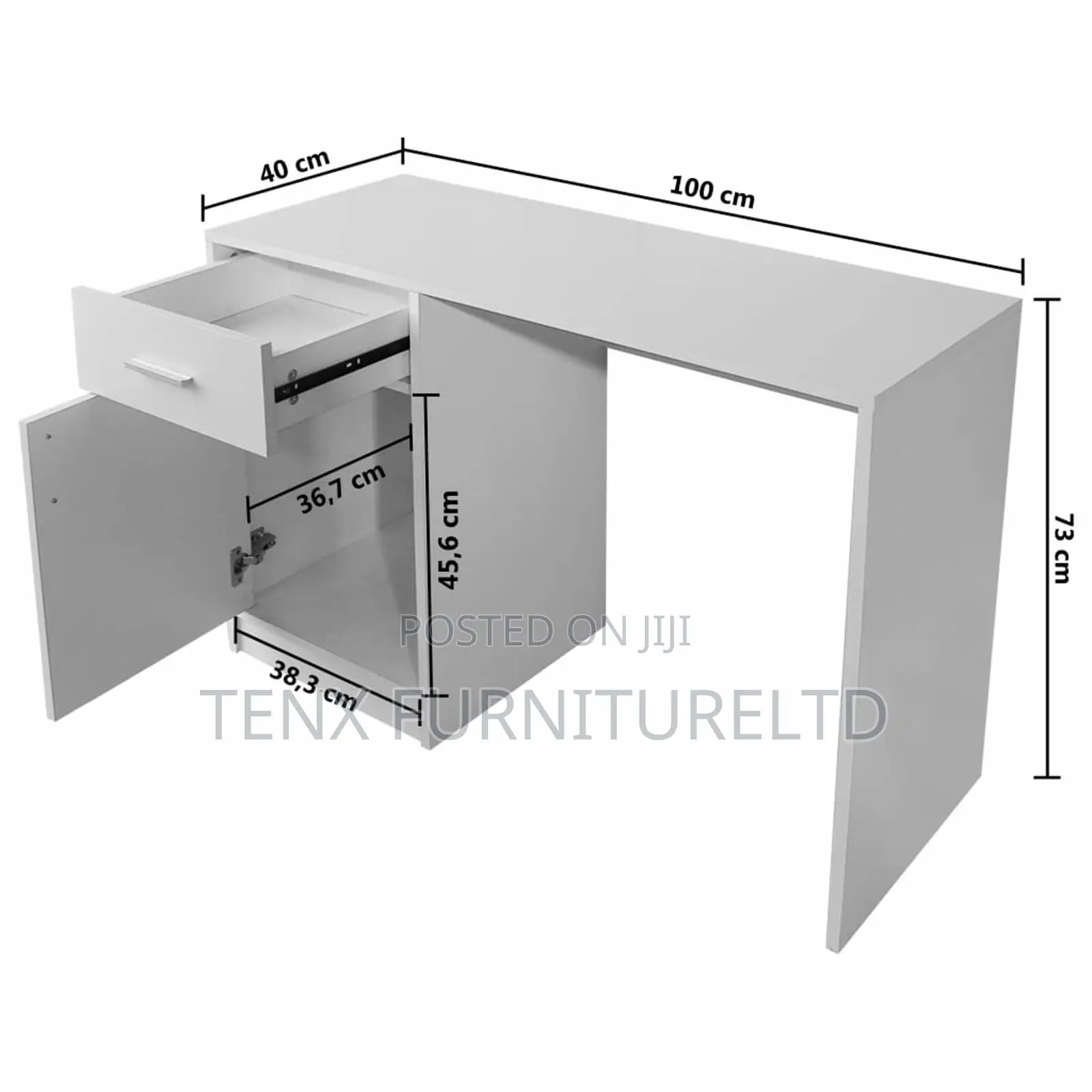 Computer Desk (Off White)