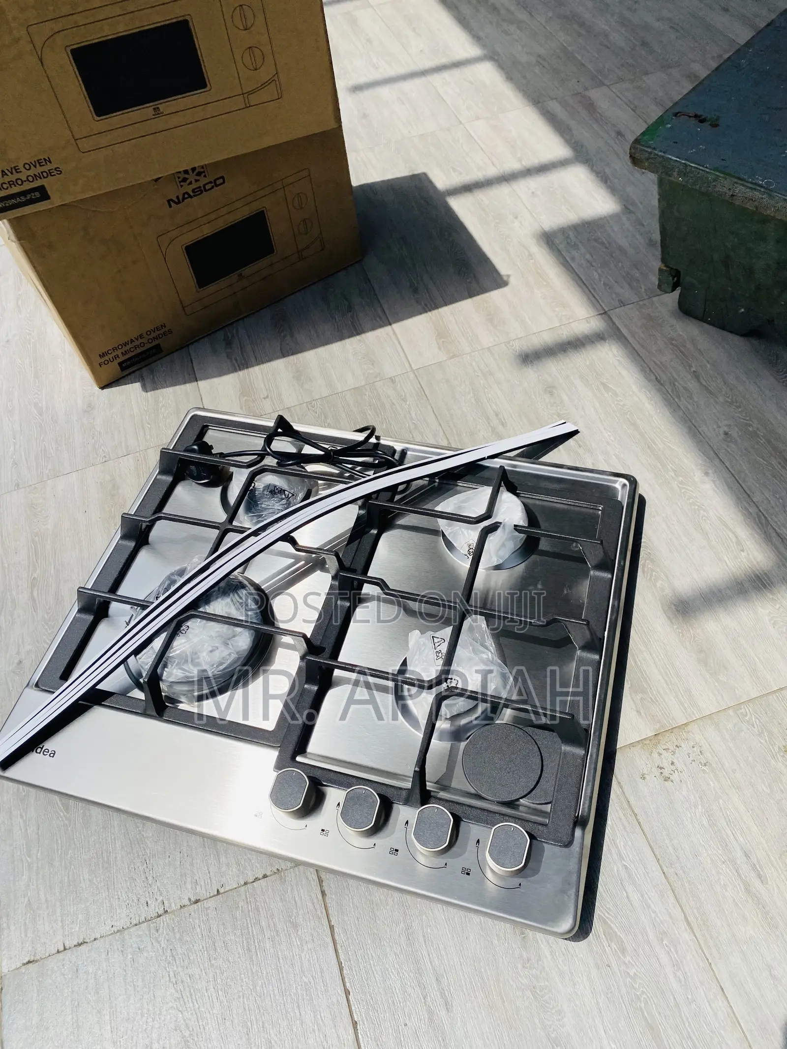 Durable Midea 60g40me Built-in 4 Gas Hob(Gray).