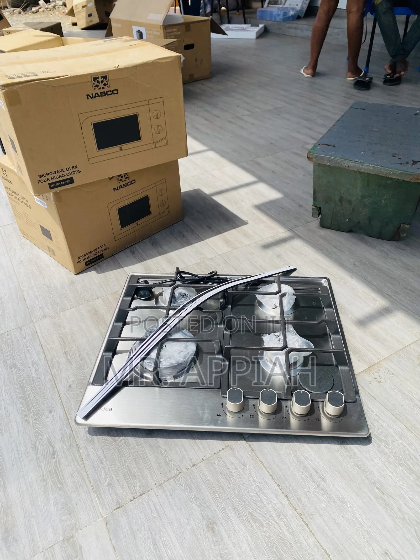 Lovely Design Midea 60g40me Built-in 4 Gas Hob(Gray).