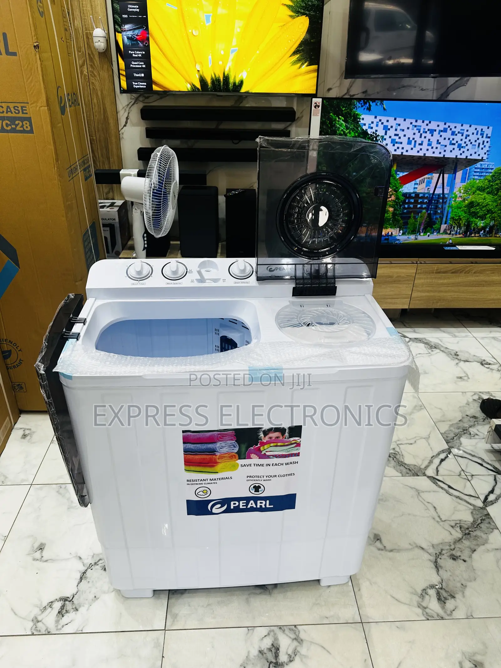 12kg Topload Twintub Semi Automatic WM Pearl