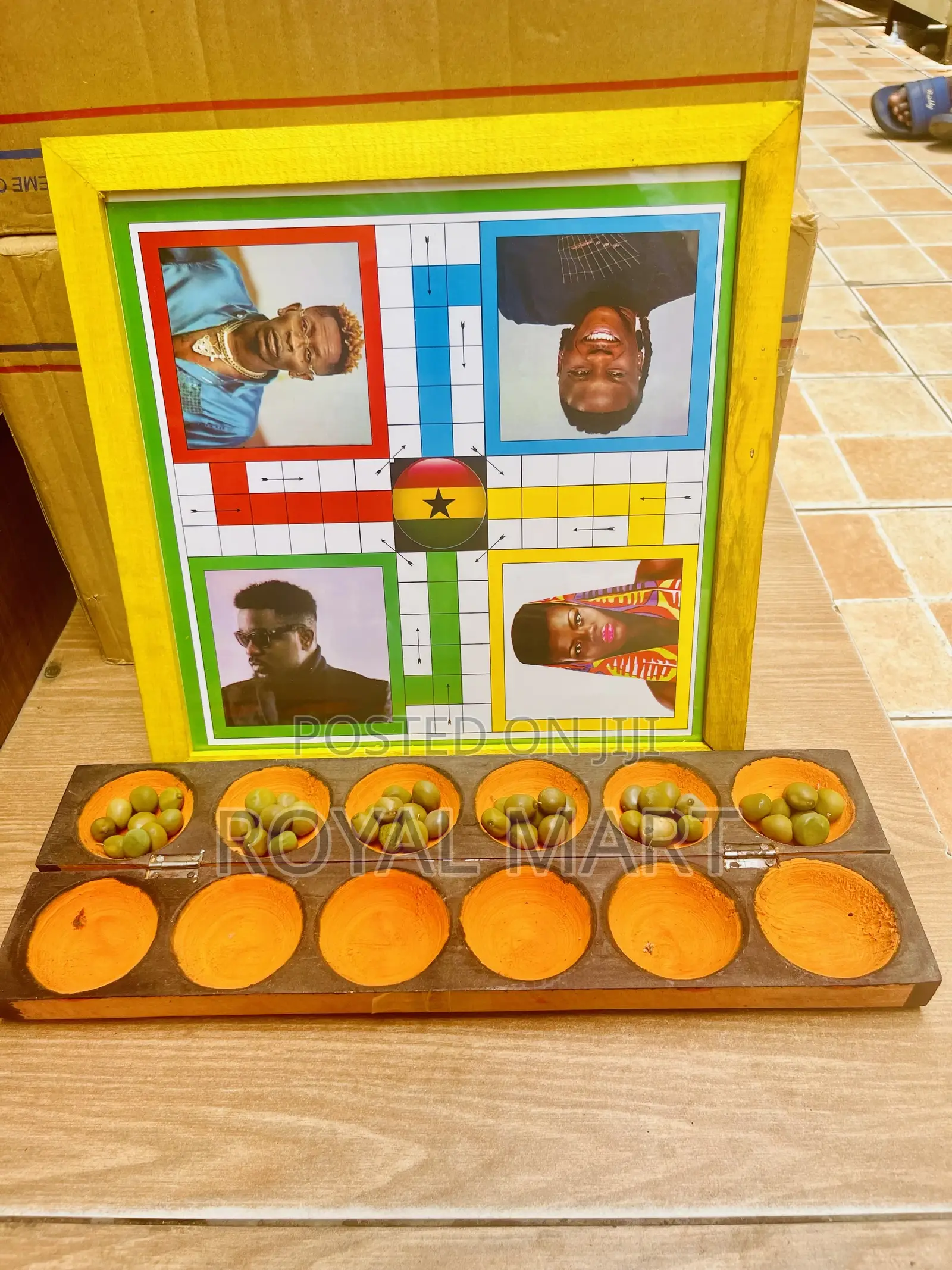Ludo and Owari Board Game