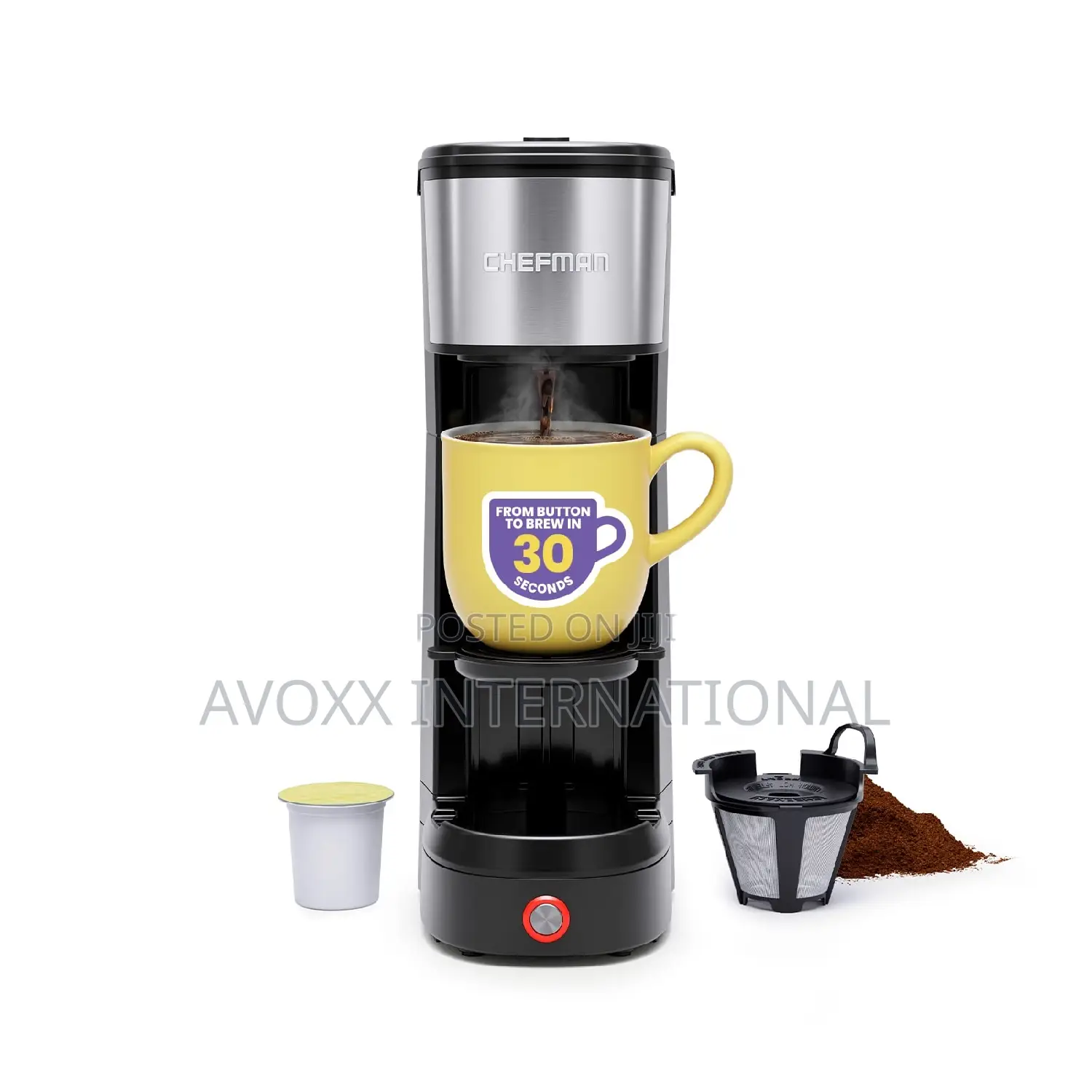 Chefman Insta Coffee Max+Single Serve Brewer