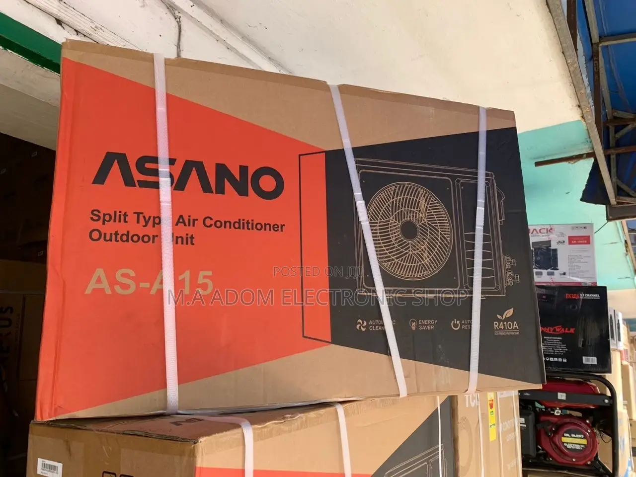 Energy Sufficient Asano 1.5hp Split Type Ac(White)R410.