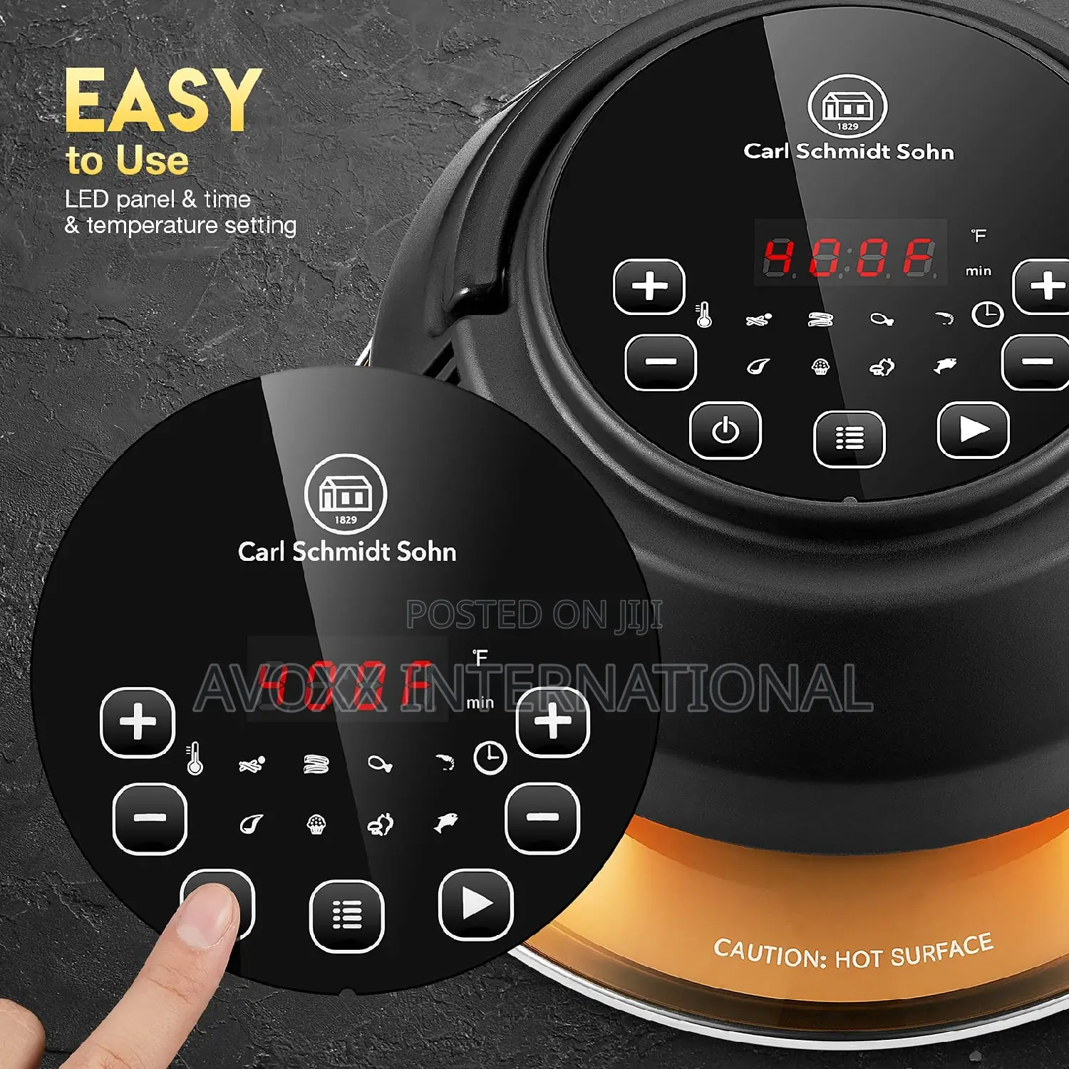 Carl Schmidt Air Fryer Lid Pressure Cooker 6qt 8qt CSSCRT-01