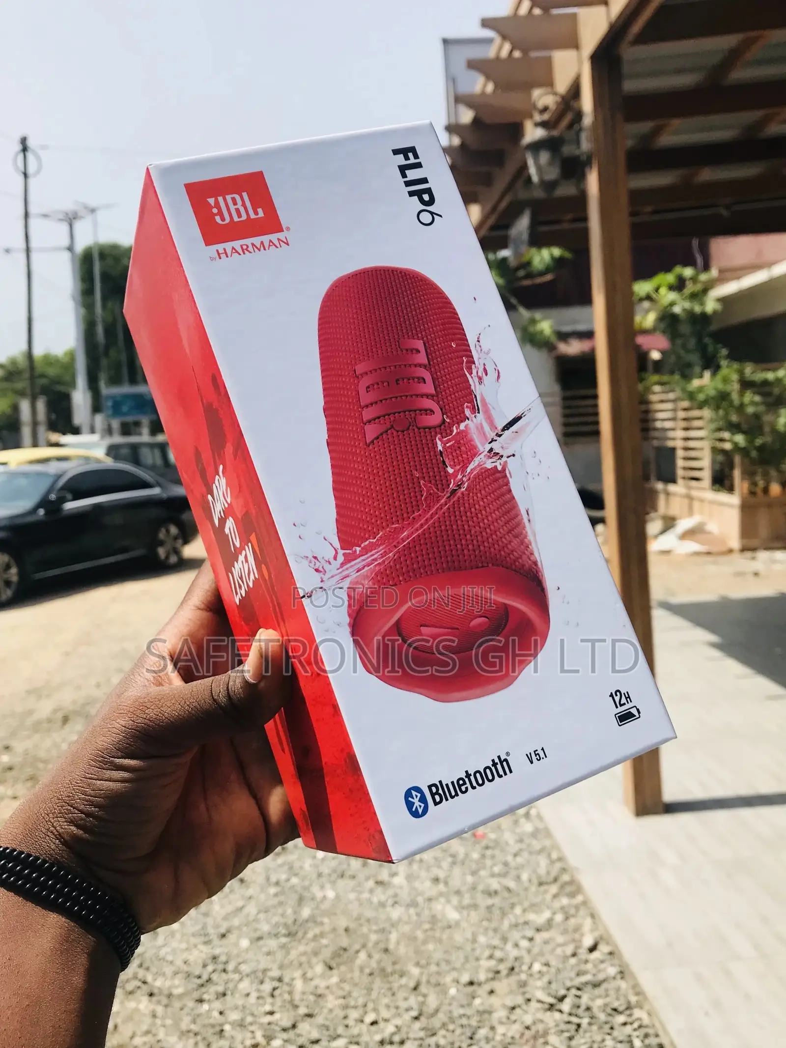 Electric Flip 6 Red Bluetooth Wireless JBL Speaker