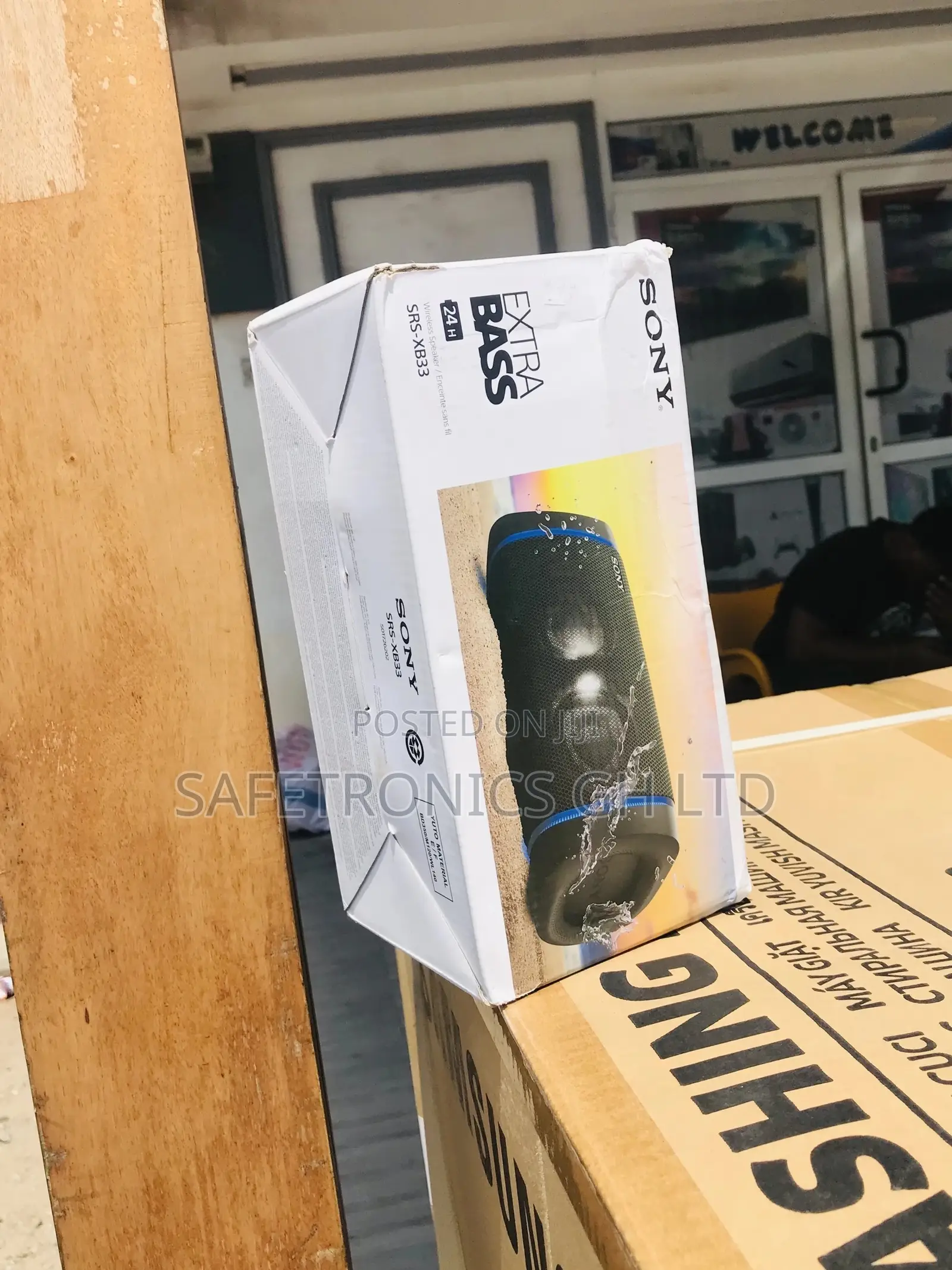 Black Wireless Electric Bluetooth Sony SRS-Xb33 Speaker