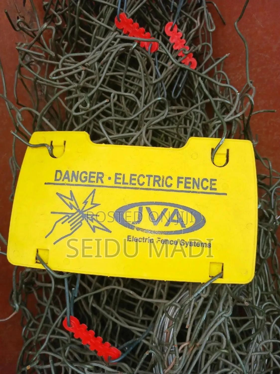 Electric Fence Danger Sign