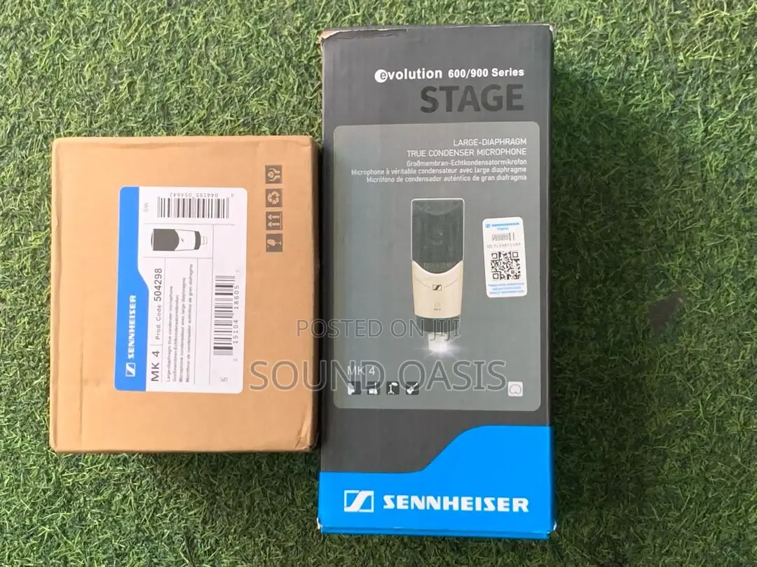 Sennheiser MK 4 Cardioid Condenser Studio Microphone,Gold