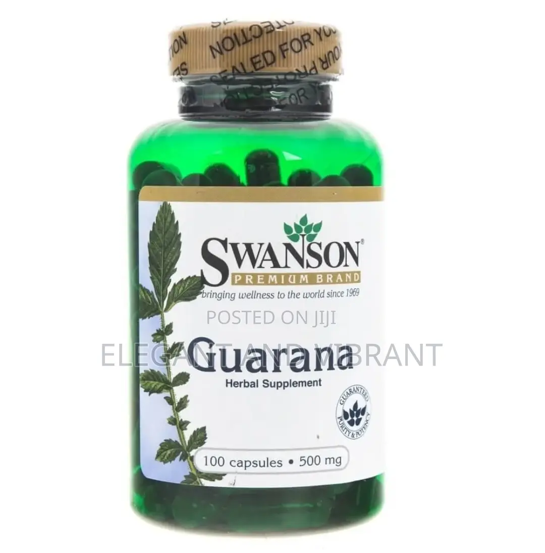 Guarana 500 Mg, 100 Capsules
