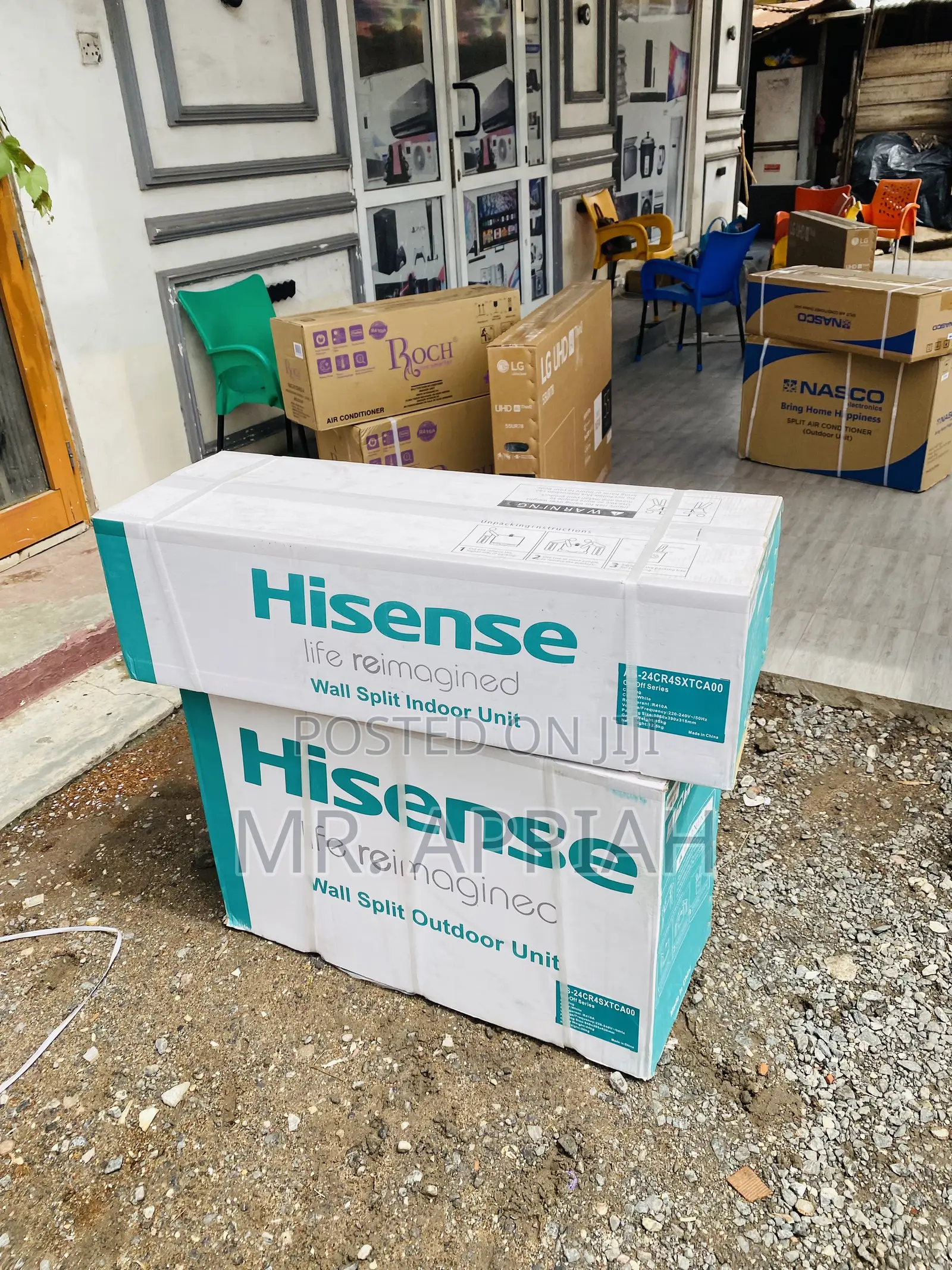 Shop Original Hisense 1.5hp Split Type Ac(White)R410.
