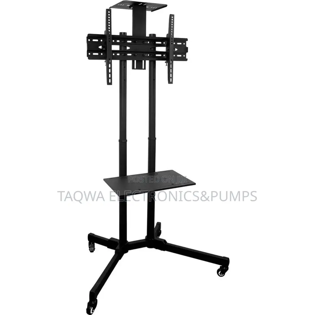 Hard Tv Cart With Wheels /Tv Mount