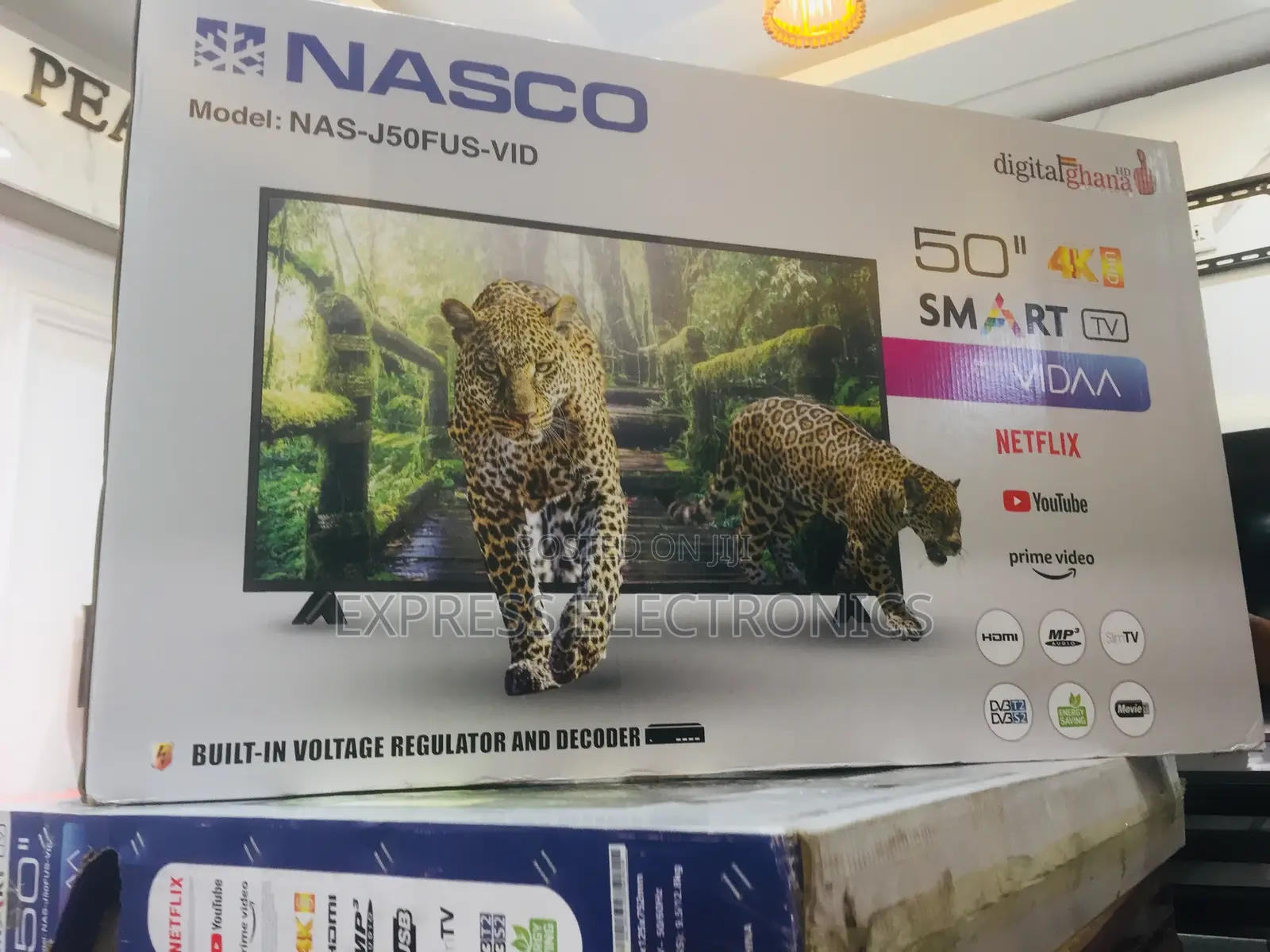Shop the Best Nasco UHD Smart Glossy 50”Tv