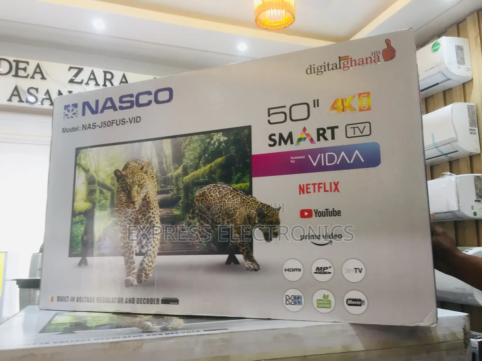 UHD Smart Glossy Nasco 50”Tv 