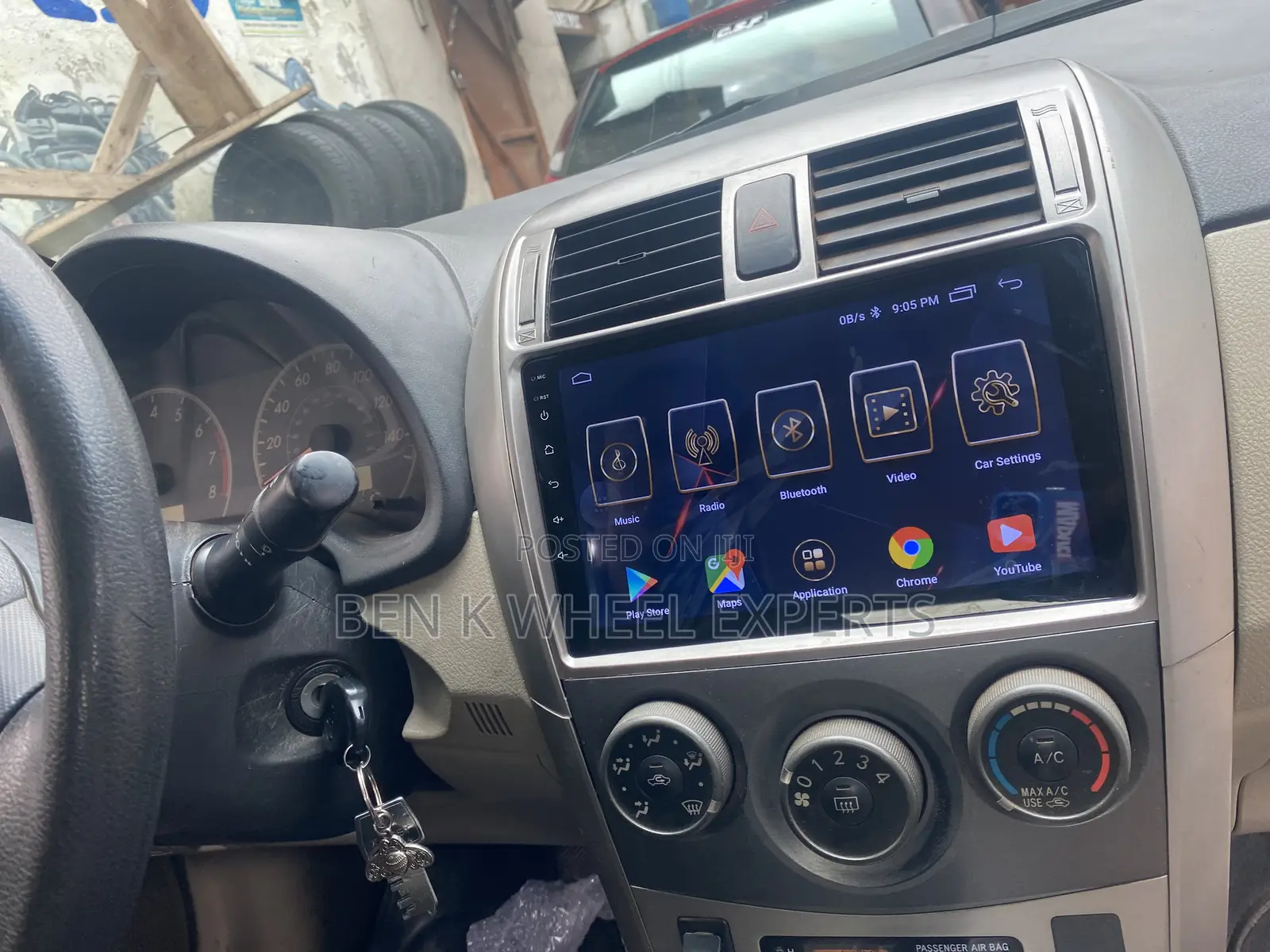 Corolla 2009 Android Auto Screen