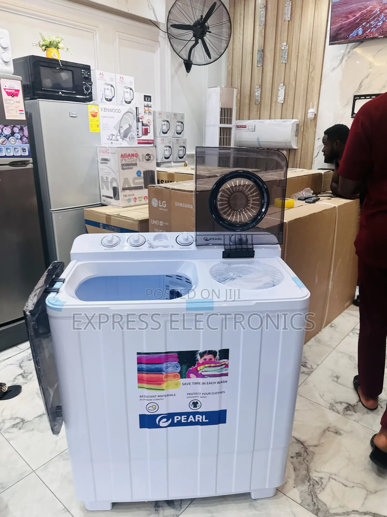Easy to Operate Washing Machine Pearl 10kg Topload
