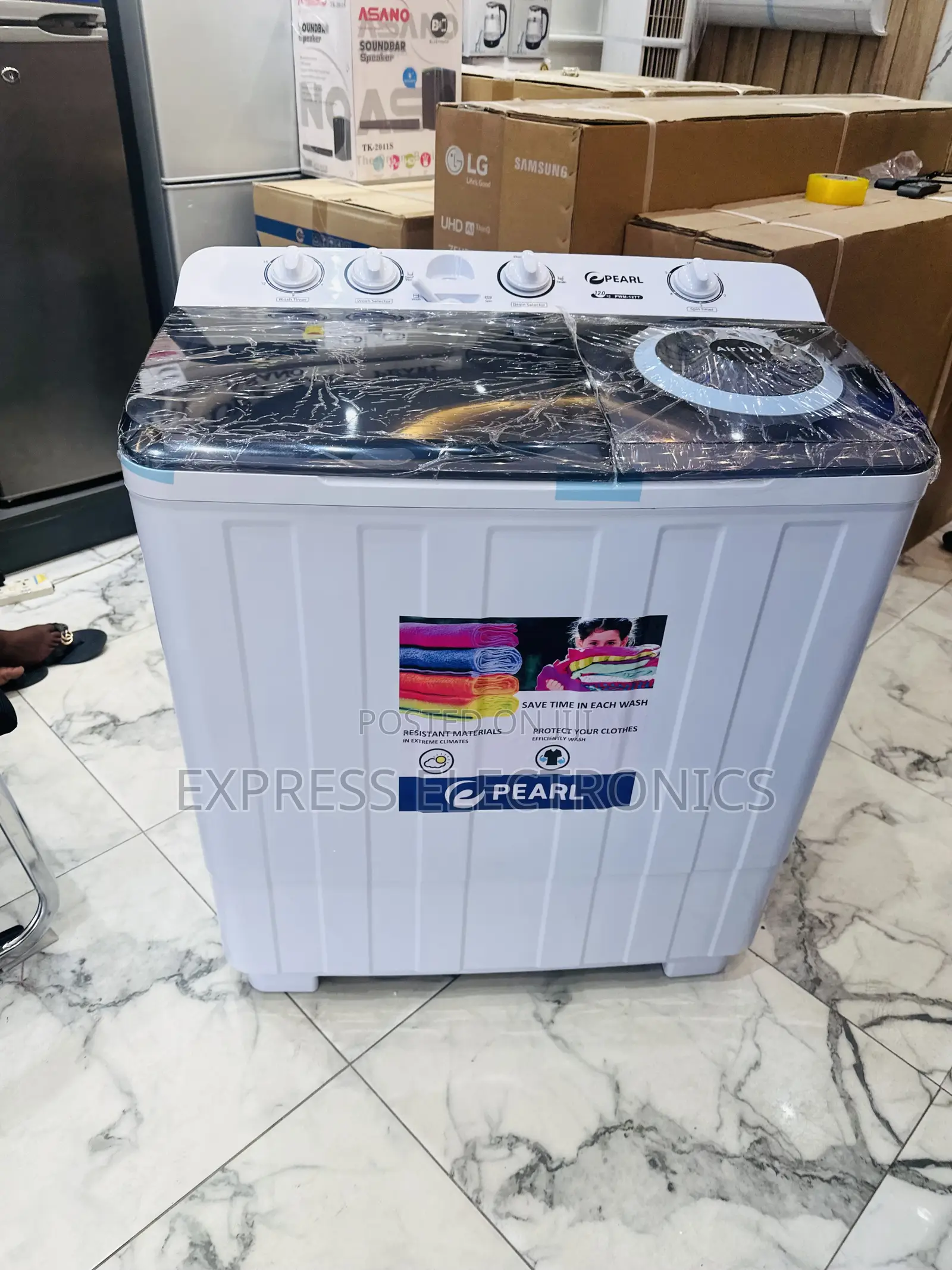 Mesmeric New Washing Machine Topload 10kg Pearl