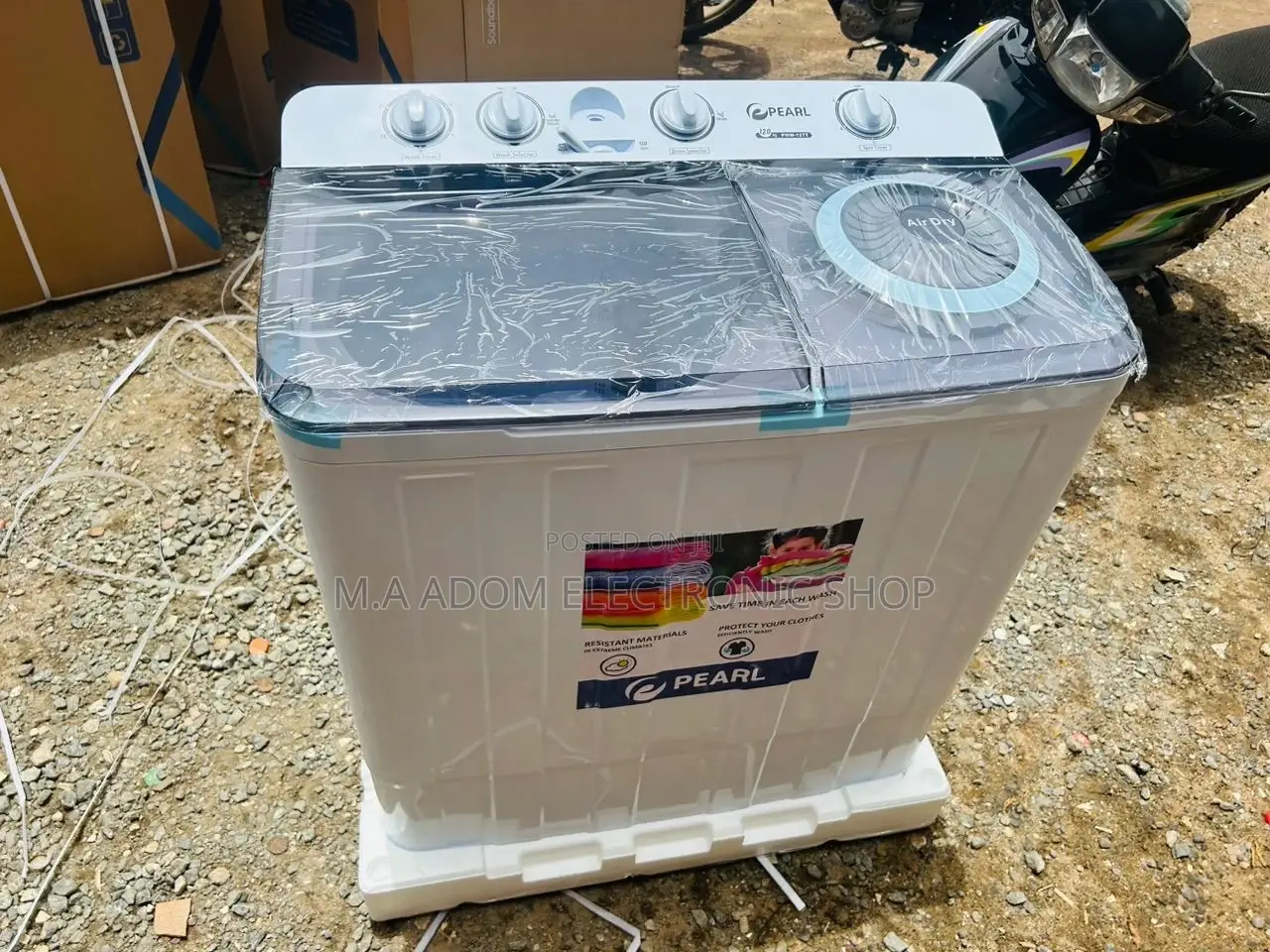 Purchase Quality Pearl 12kg Semi-Automatic Washing Machine.