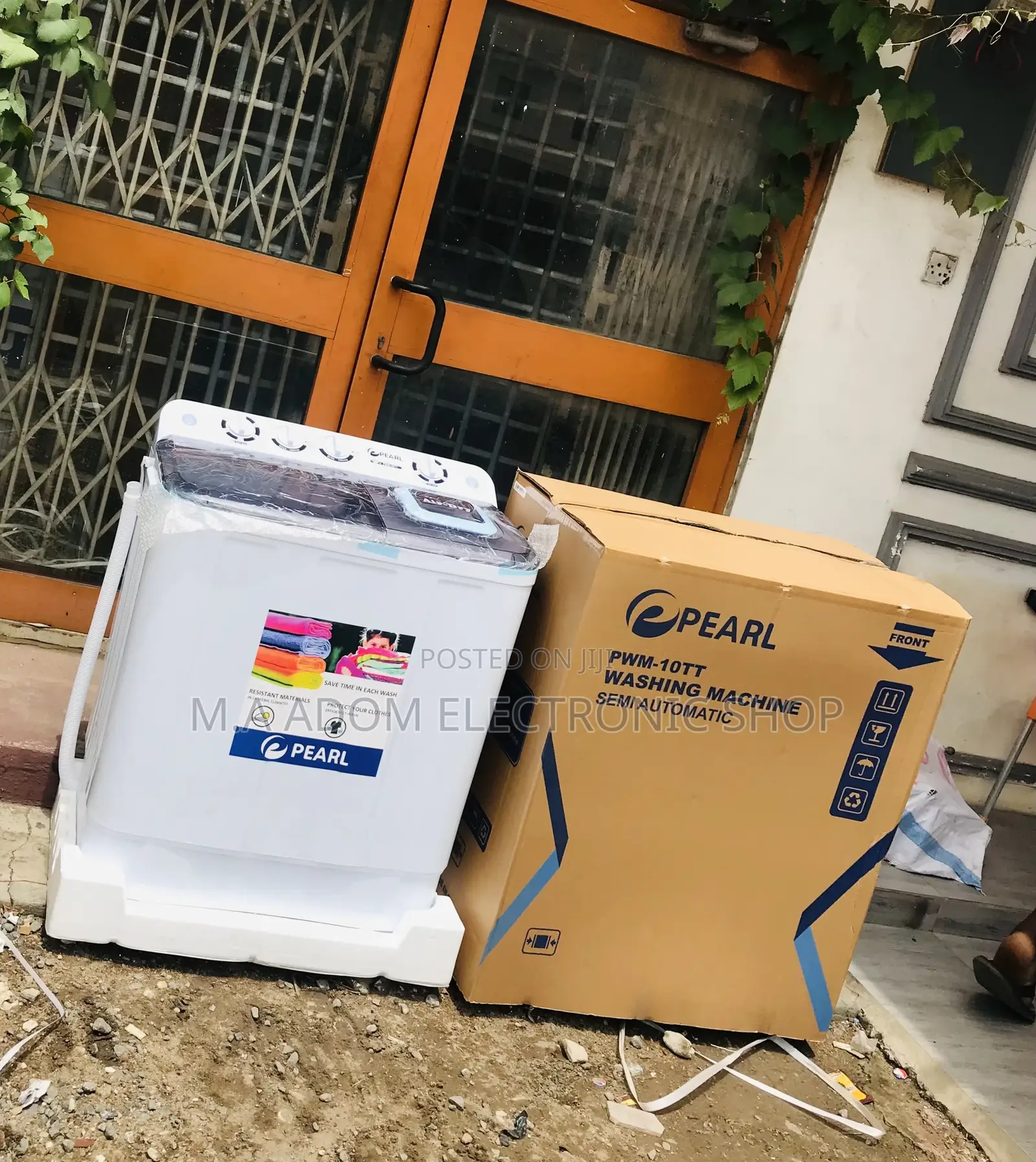 High Quality Pearl 10kg Top Load Washing Machine + Spin/Dry.