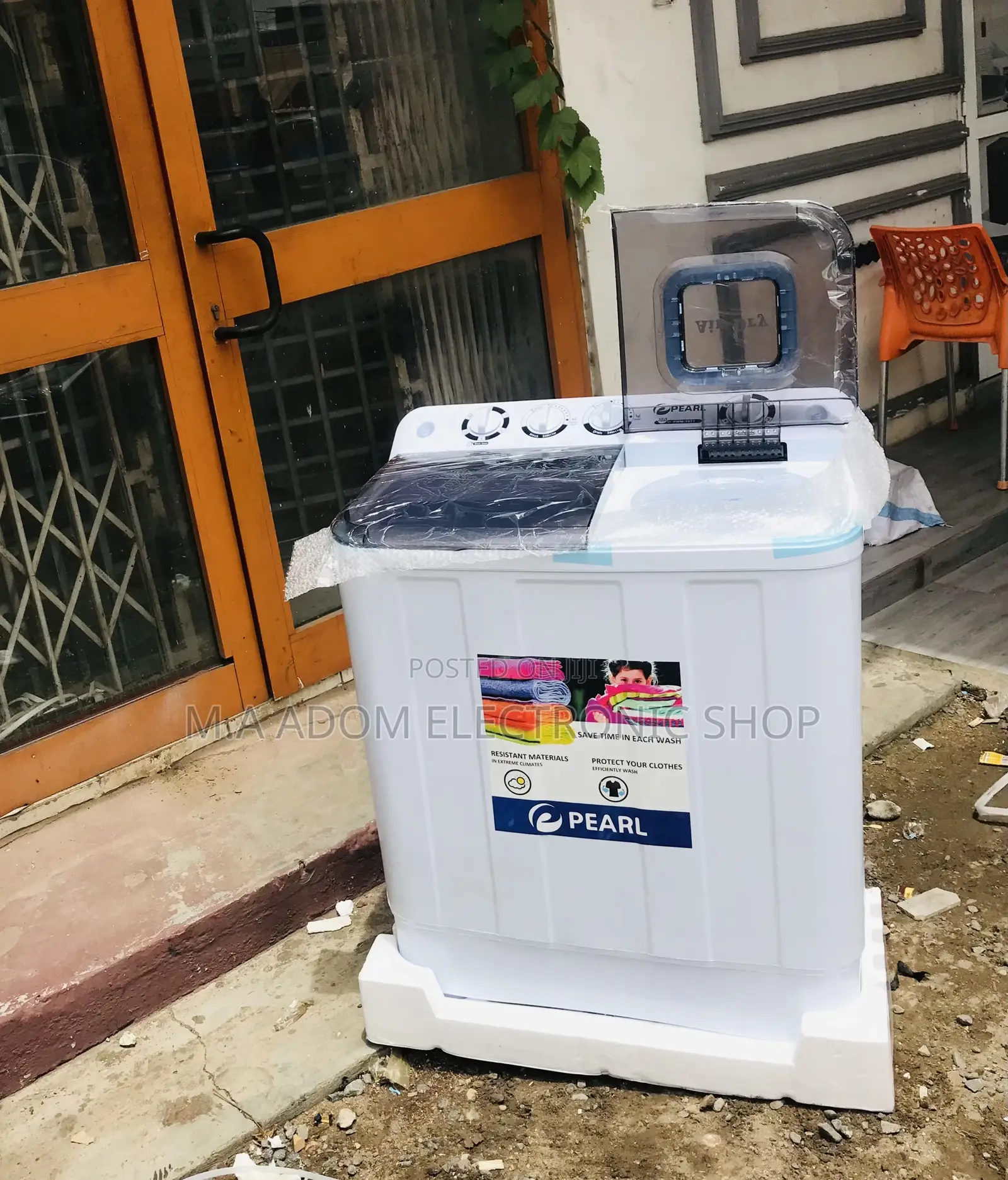 Original Pearl 10kg Semi-Automatic Washing Machine.