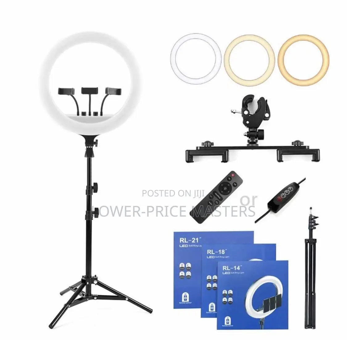 14” - 18” Led Ring Light With Adjustable Tripod Stand