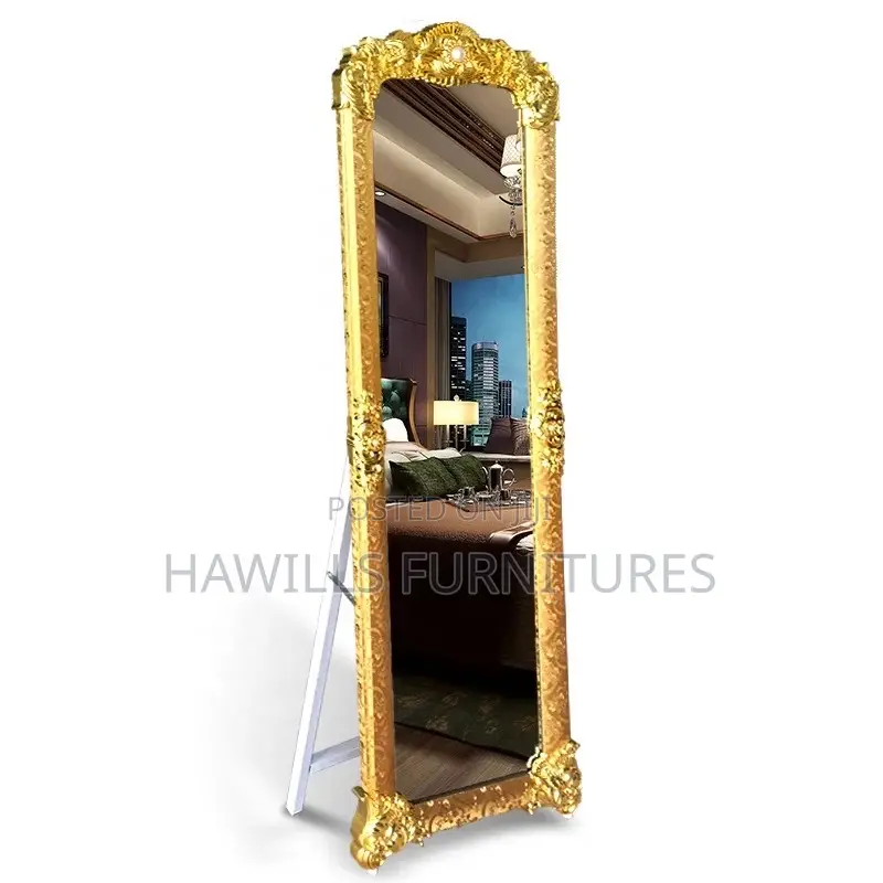 Standing Gold Mirror
