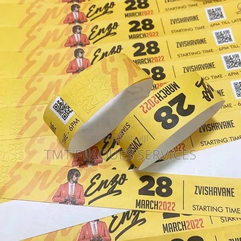 TYVEK Wristband for Your Events and Parties