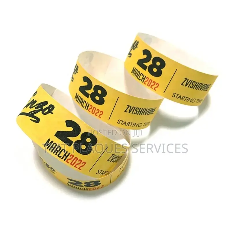 TYVEK Wristband for Your Events and Parties