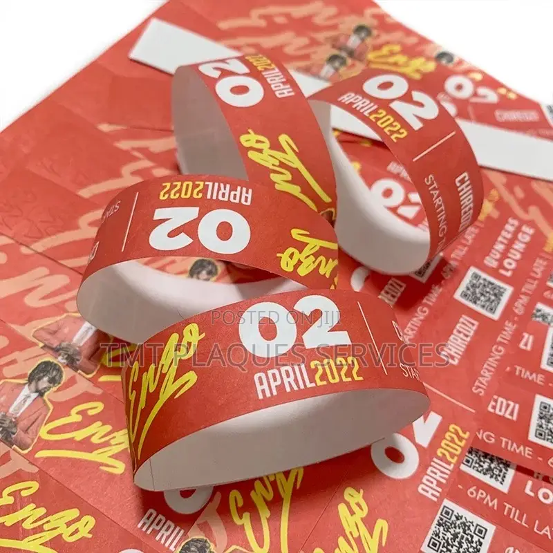 TYVEK Wristband for Your Events and Parties