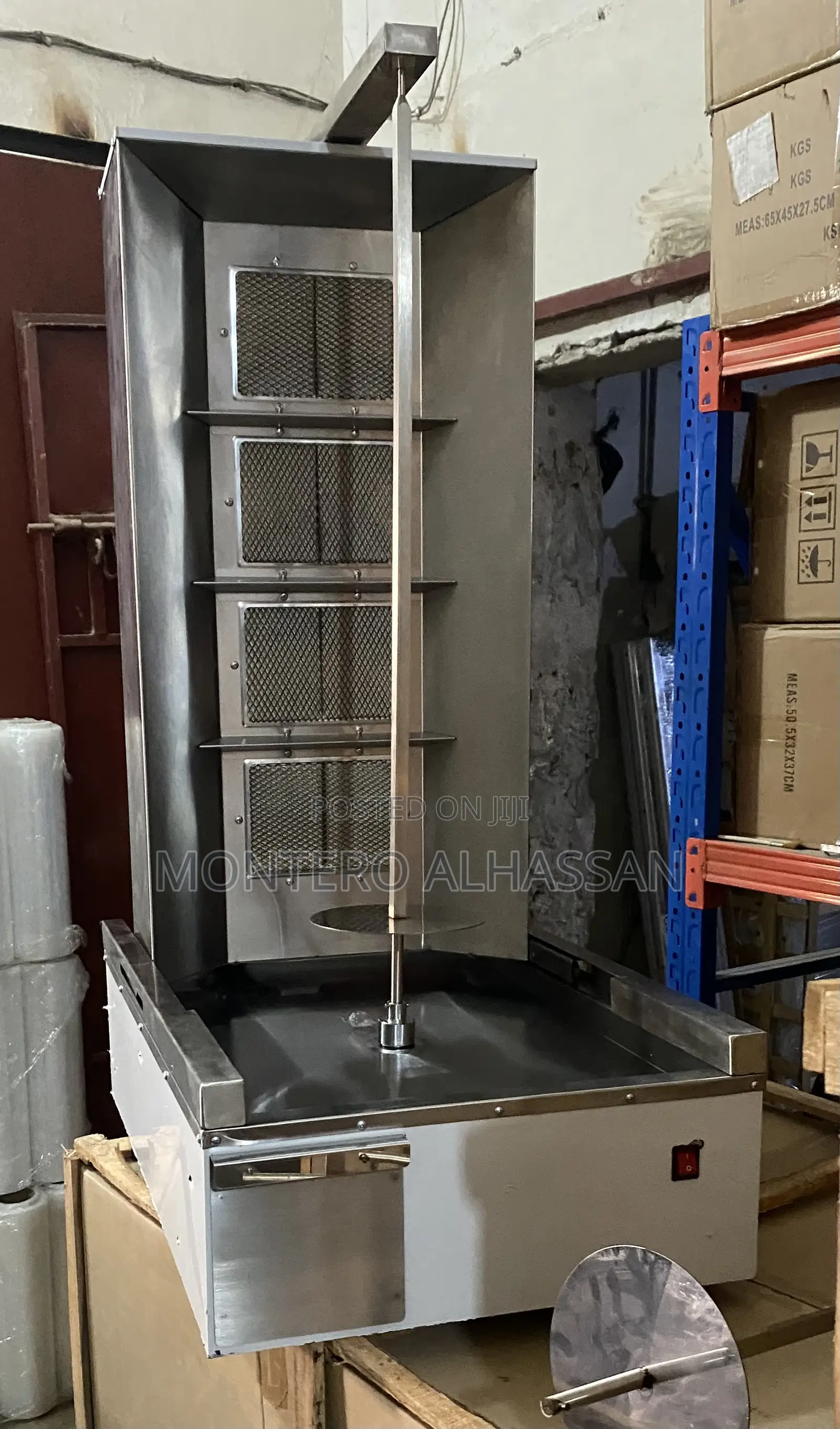 4 Burner Shawarma Machine