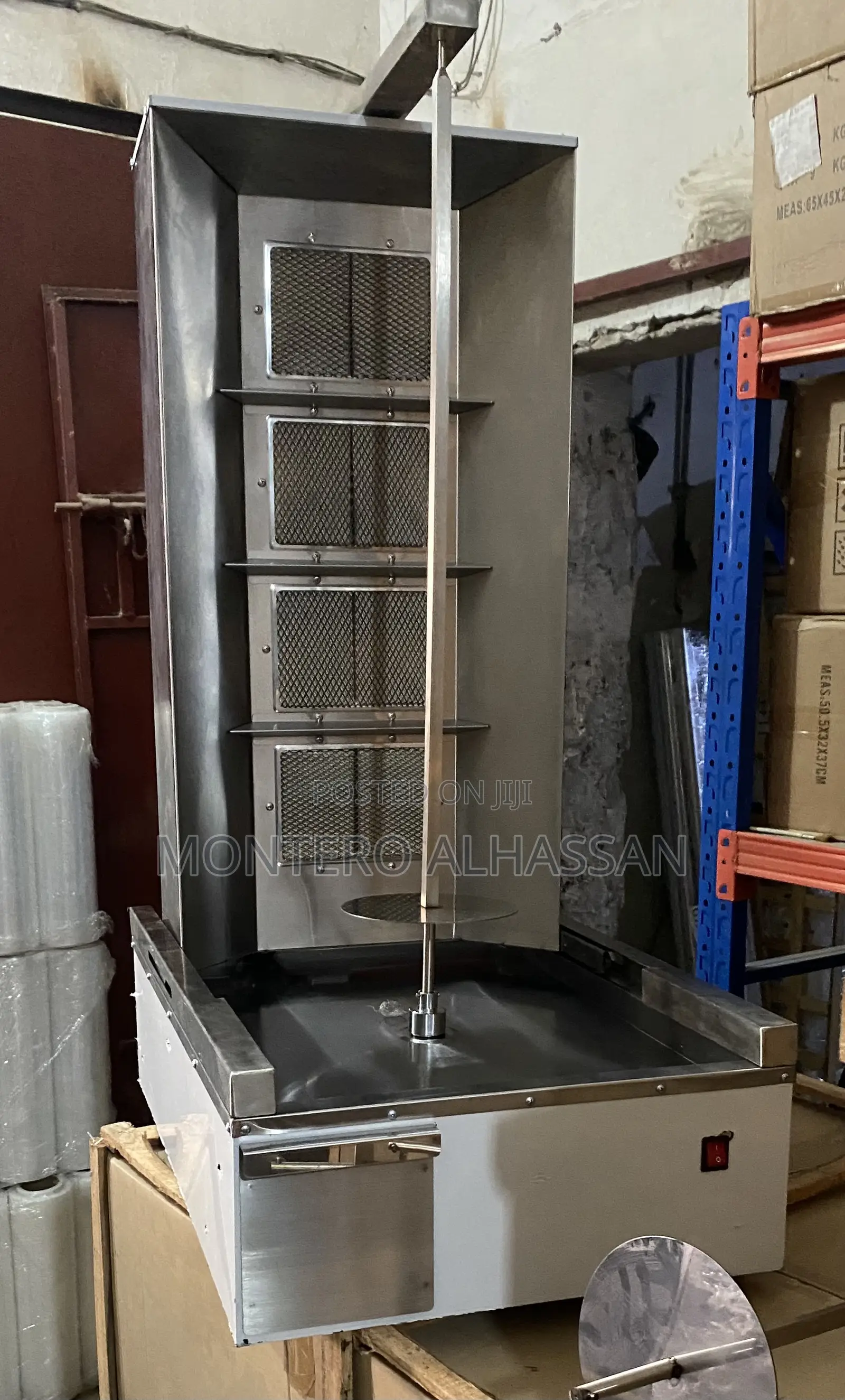 4 Burner Shawarma Machine