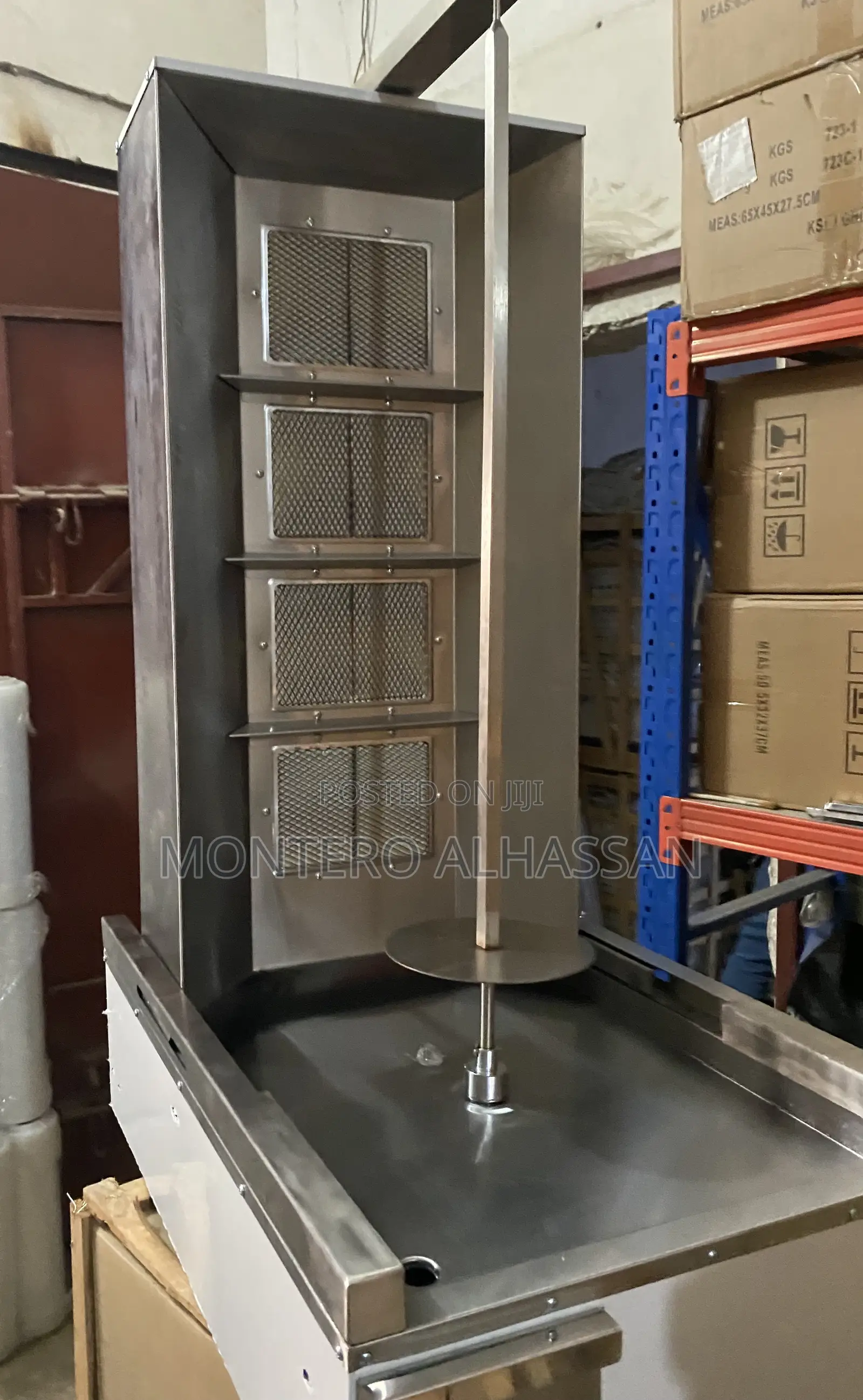 4 Burner Shawarma Machine