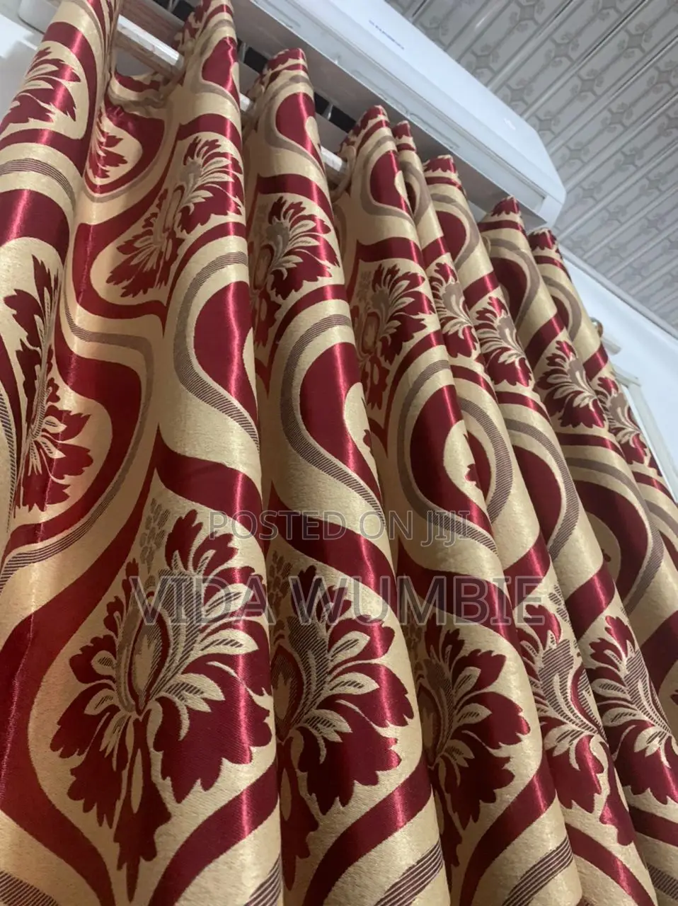 Quality Window Curtains ( Width 4.5 Feet/ Length 8.5 Feet )