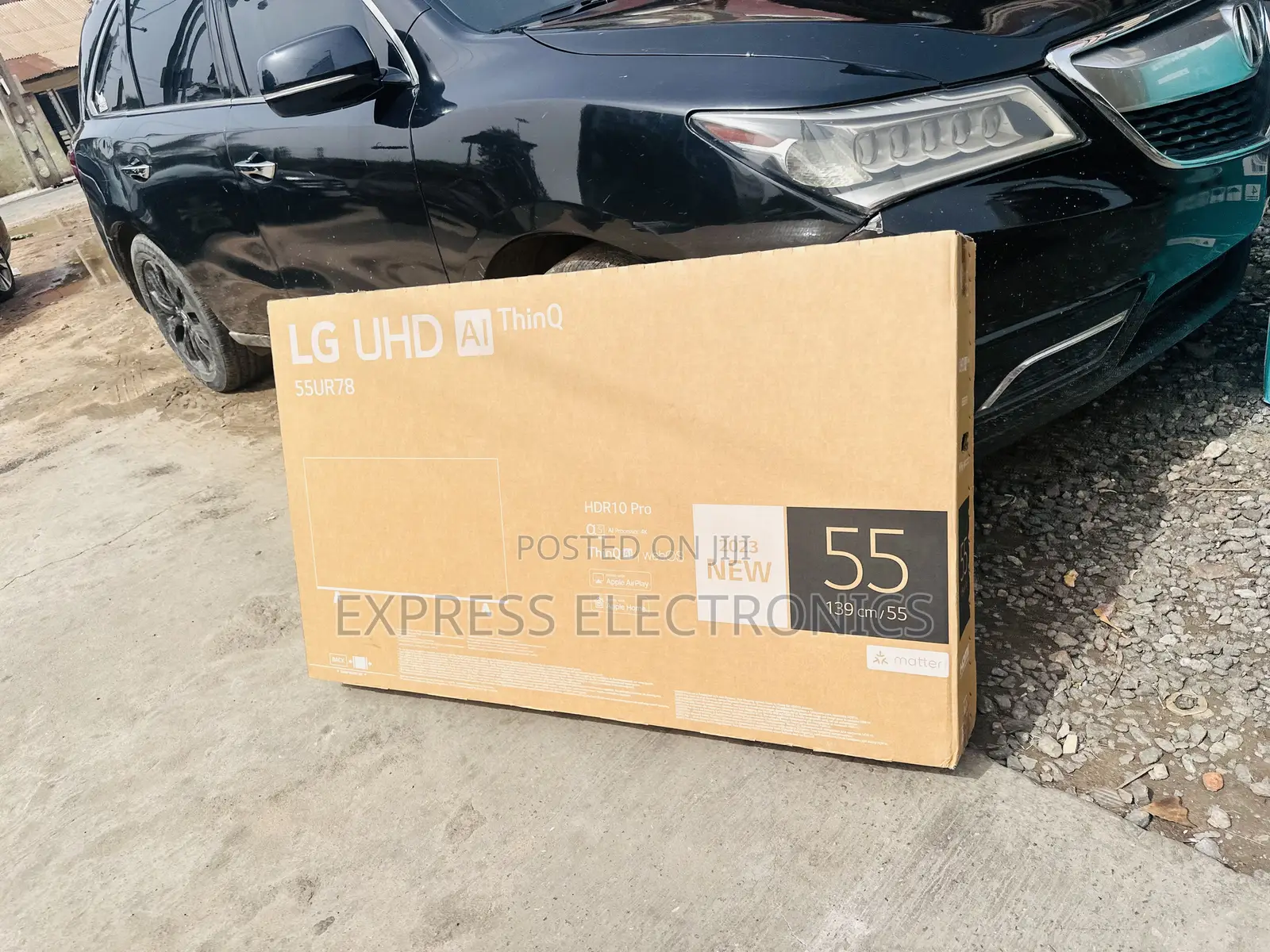 View Clear Pictures UHD 4k Smart LG 55”UR78 Tv