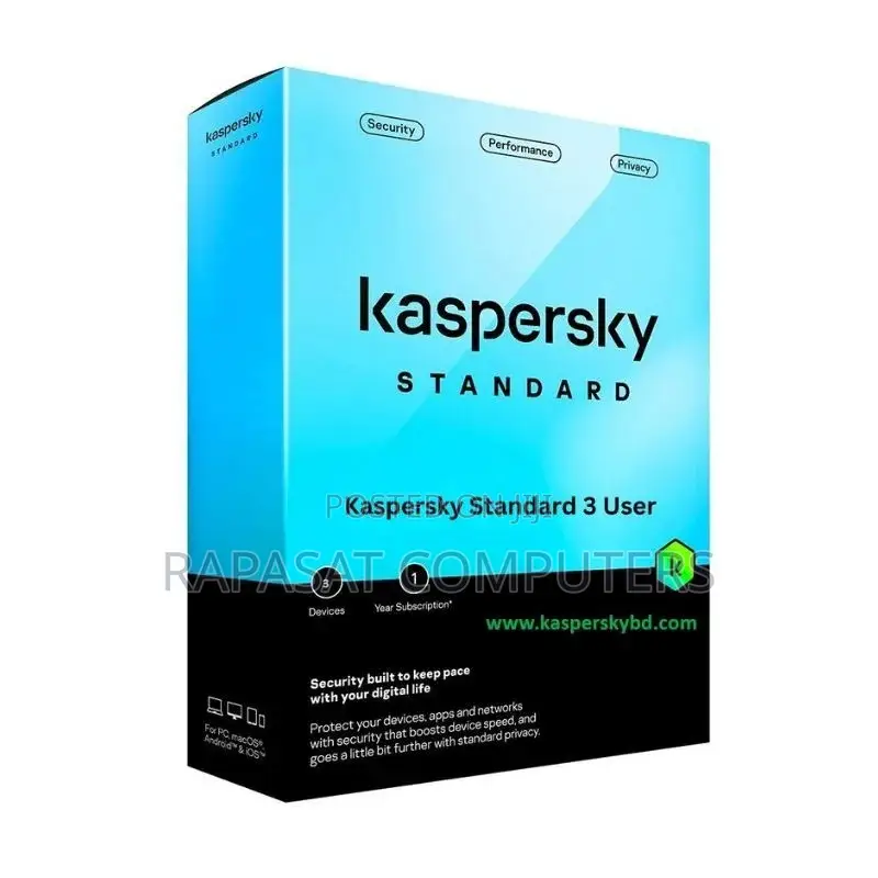 Kaspersky 2024 Standard Anti Virus - 3 Users for 1 Year