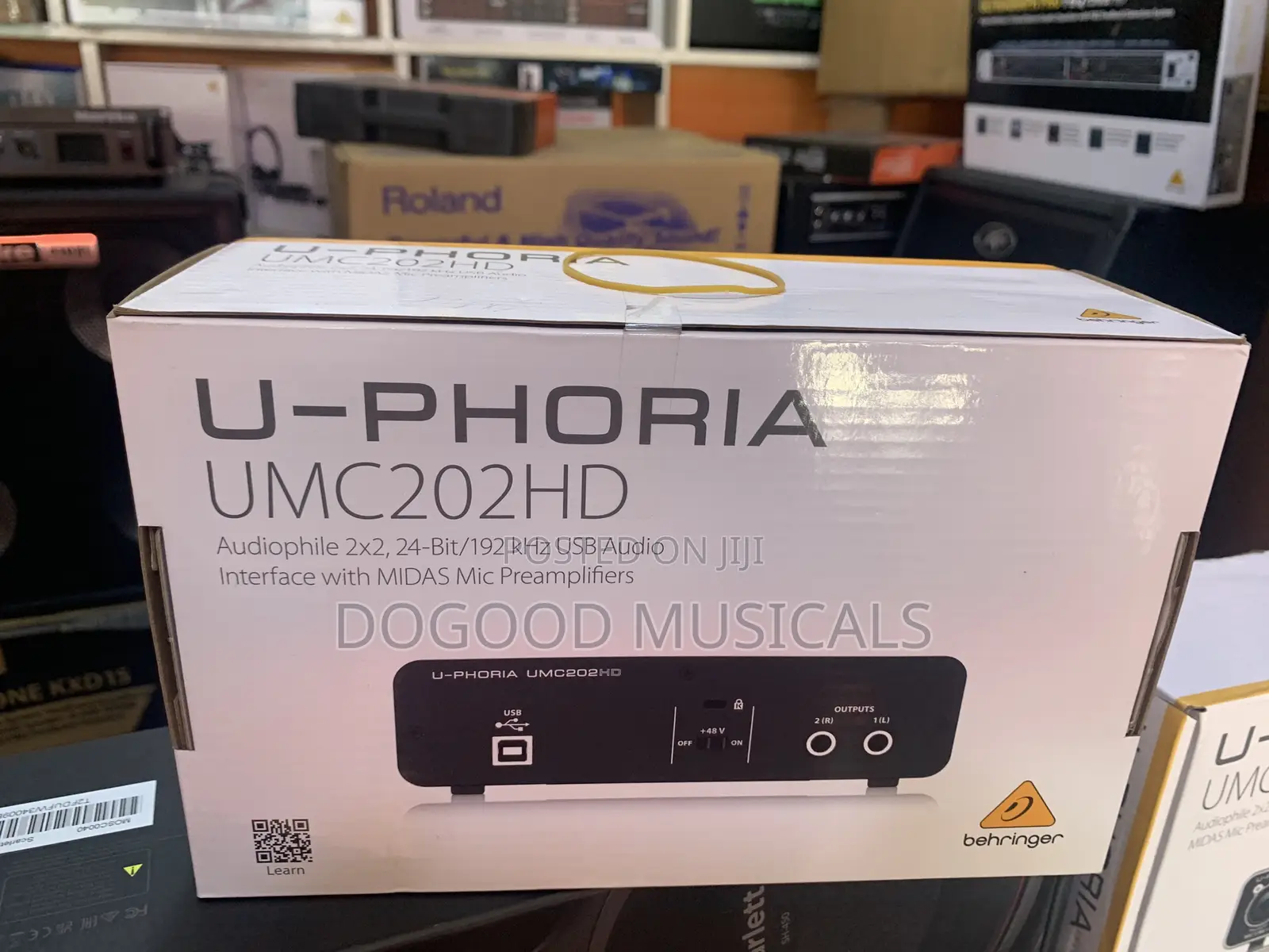 Behringer U-Phoria Umc202hd Audio Interface(Soundcard)
