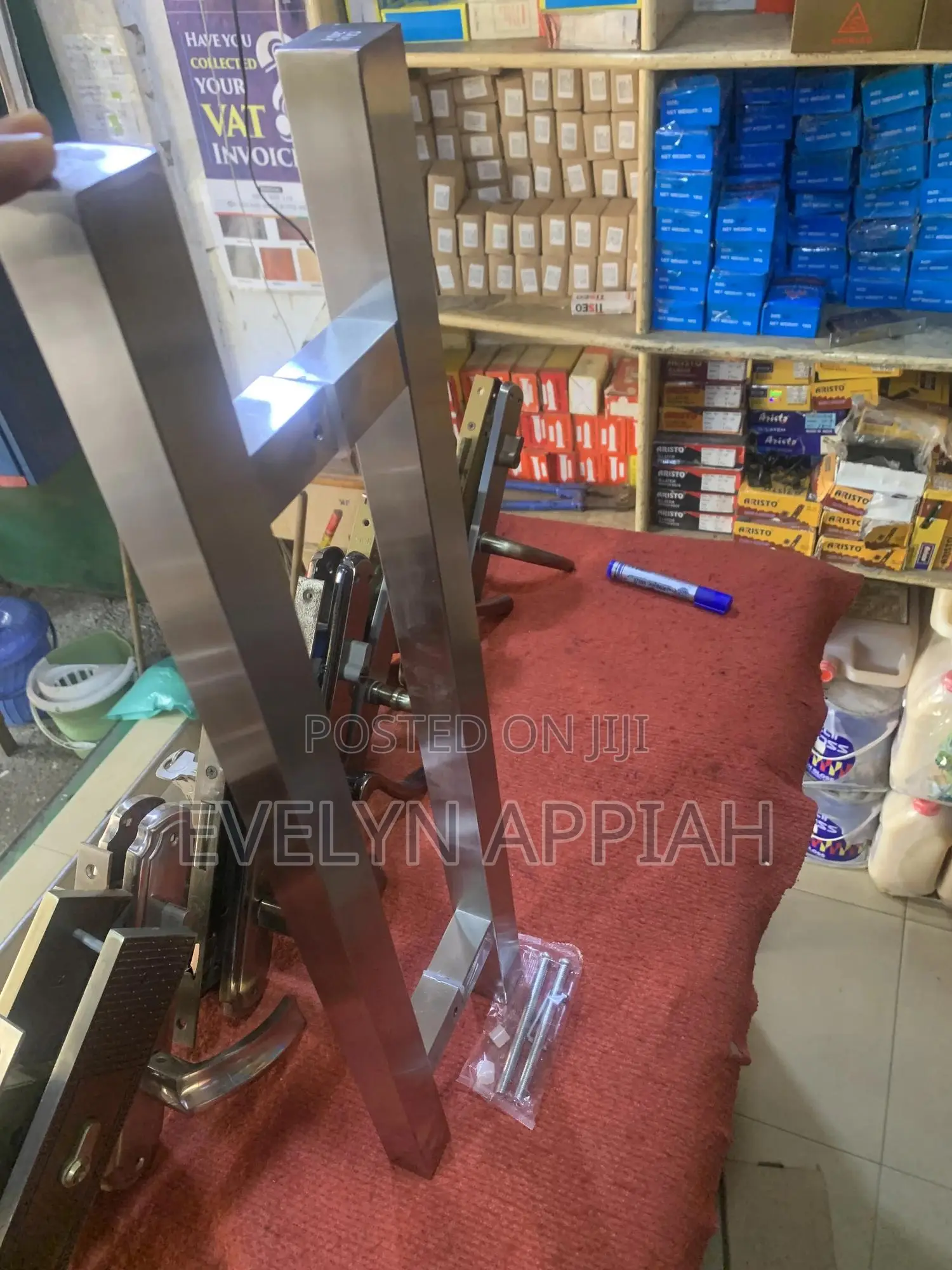 2ft Square Stainless Steel Pull Handle (Heavy)