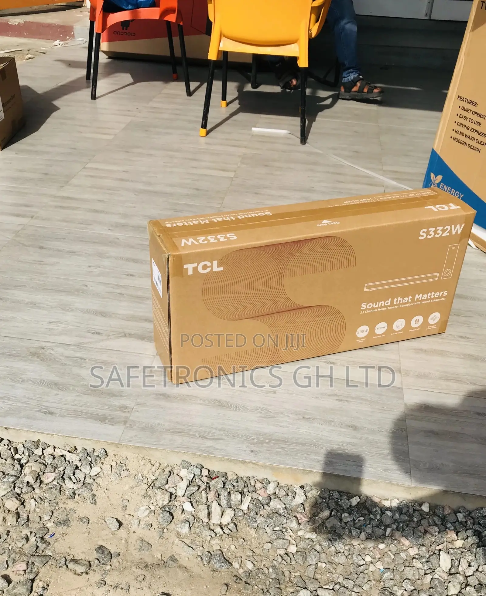 Electric TCL Black Bluetooth Wireless S322W Soundbar