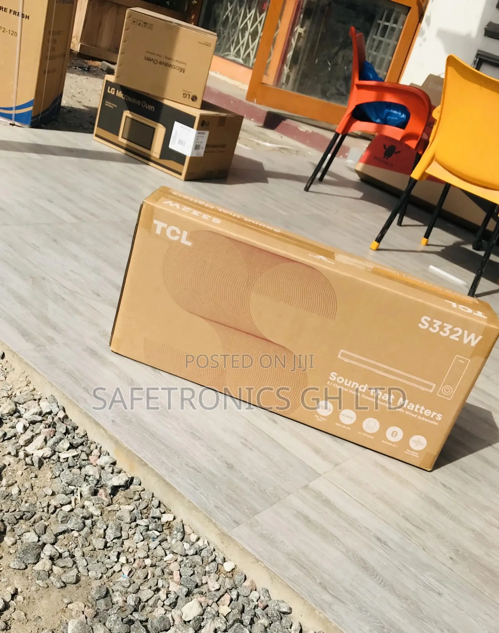 New Bluetooth Black Wireless TCL Electric S322W Soundbar